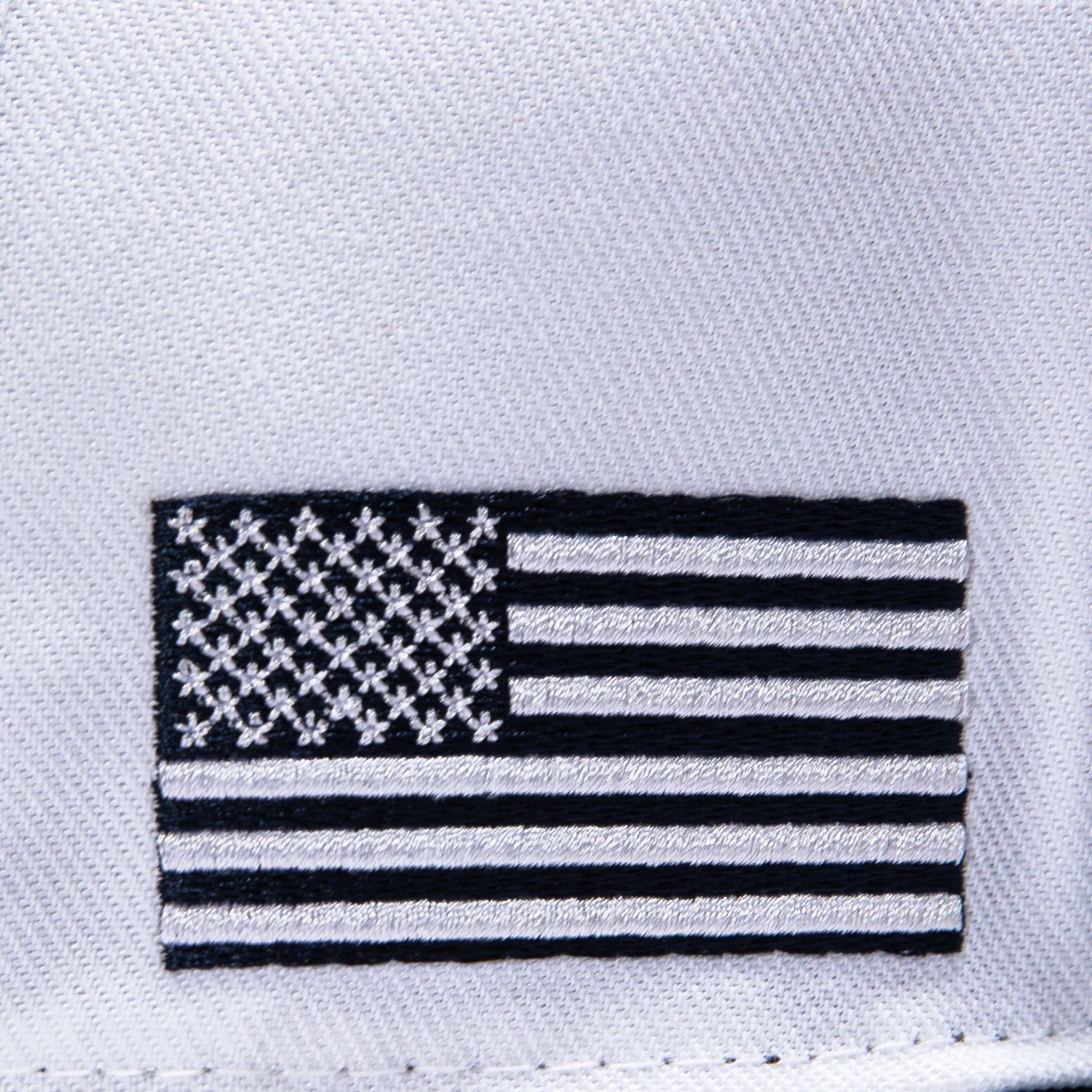 Fan Ink USA Soccer Old English Home Snapback Hat -  White, Navy - Image 3