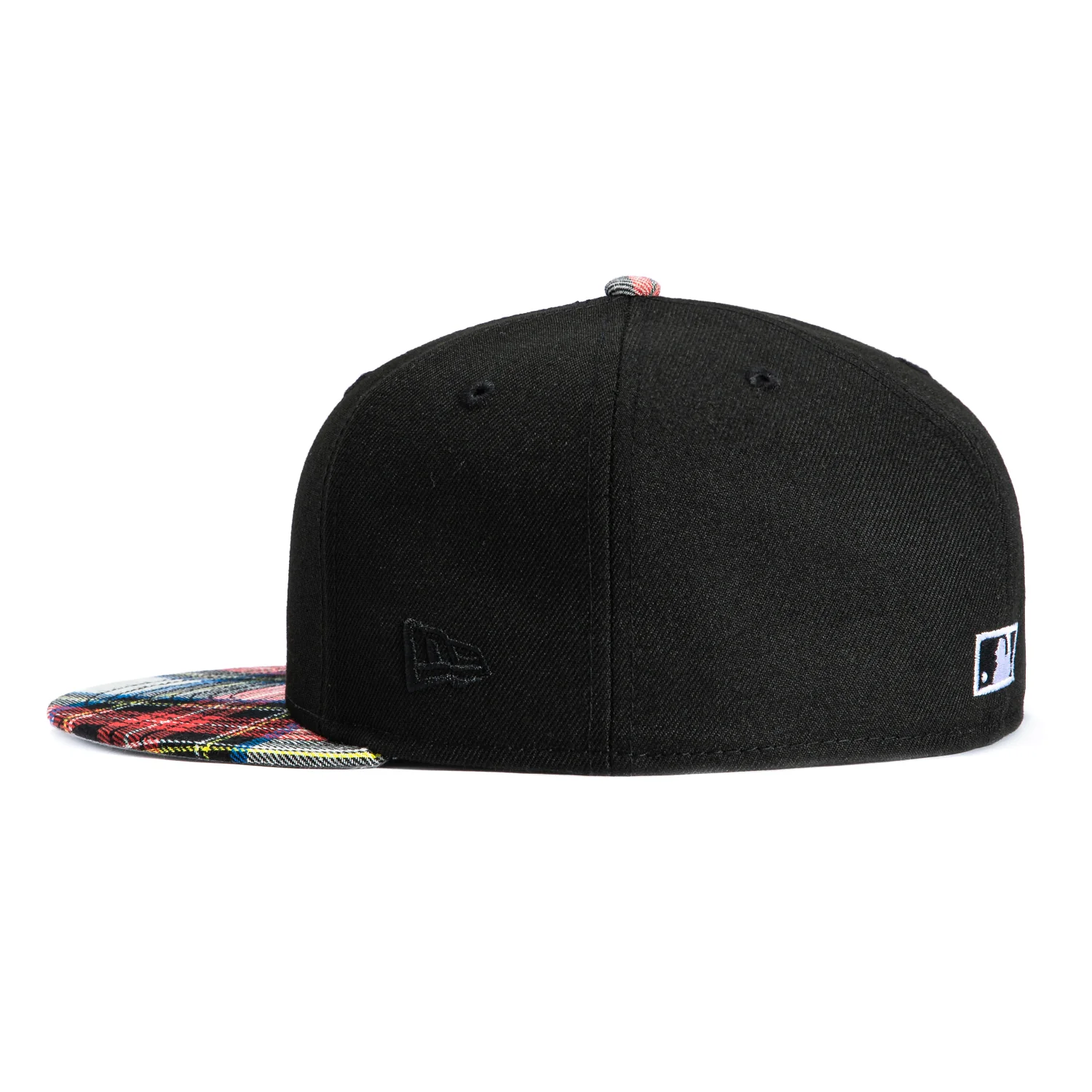 New Era 59Fifty Flannel Chicago Cubs 1990 All Star Game Patch 1979 Hat - Black, Red Flannel - Image 3