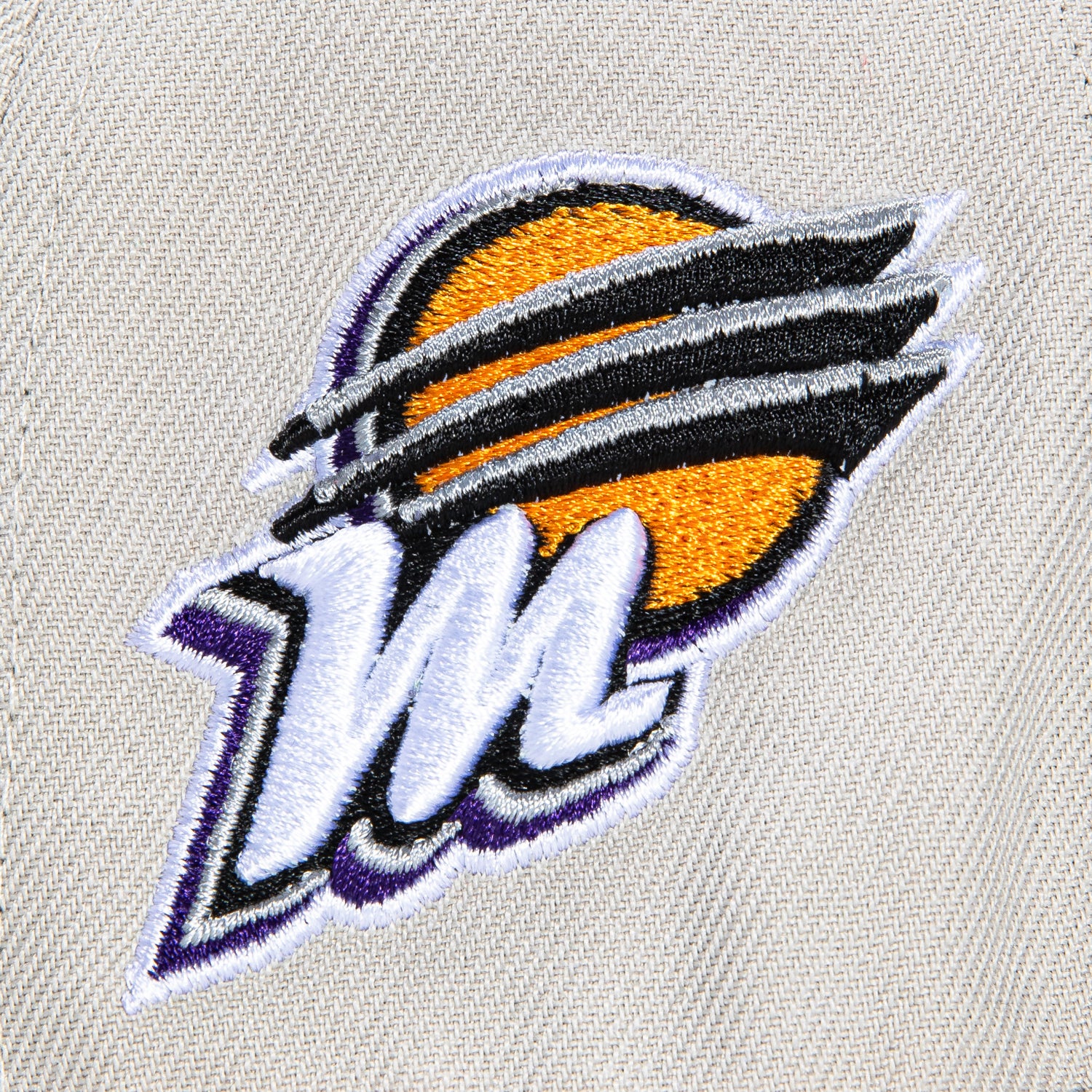New Era 59Fifty Flawless Phoenix Mercury Logo Patch WNBA Logo Hat - Stone, Light Orange - Image 6