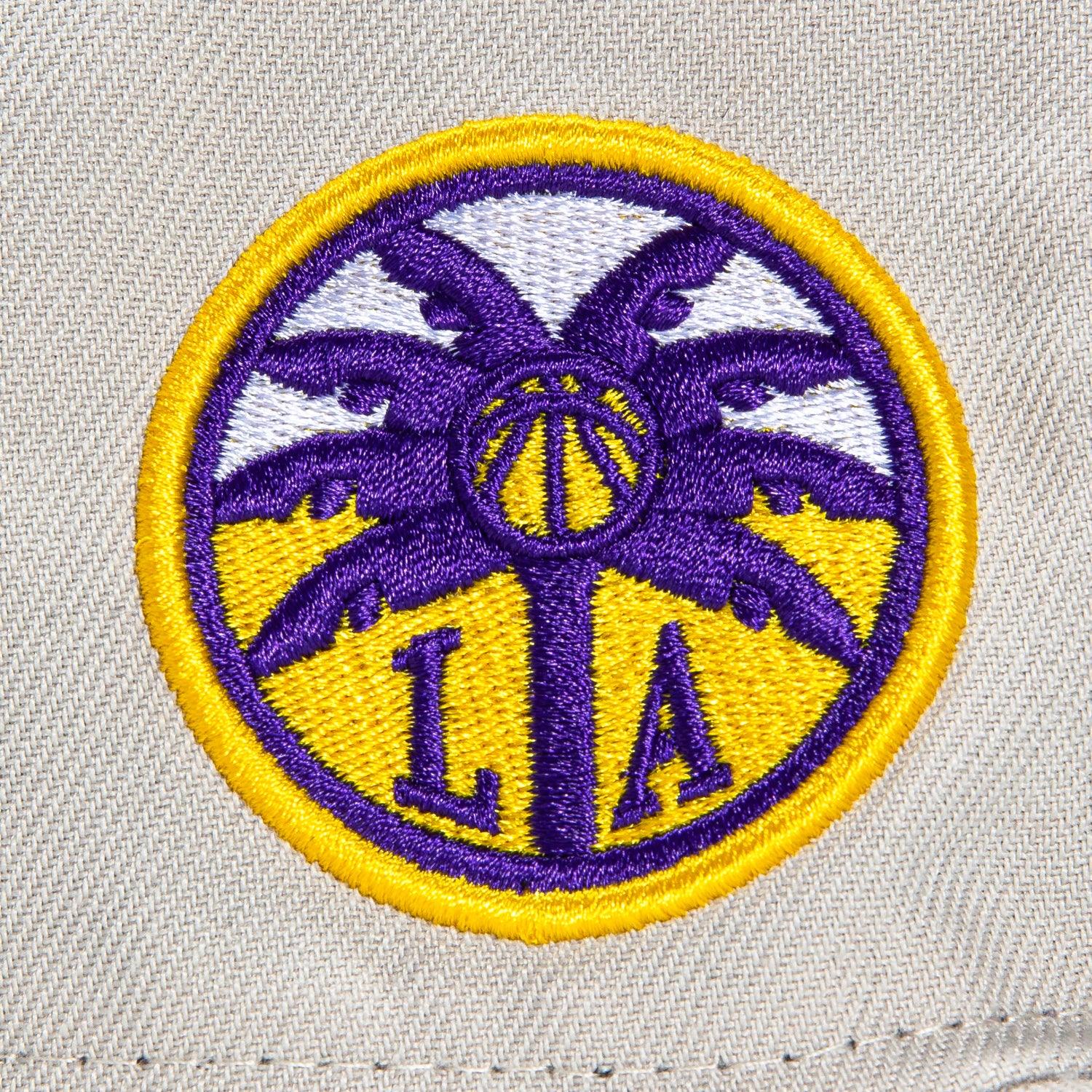 New Era 59Fifty Flawless Los Angeles Sparks Logo Patch WNBA Logo Hat - Stone, Light Orange - Image 6