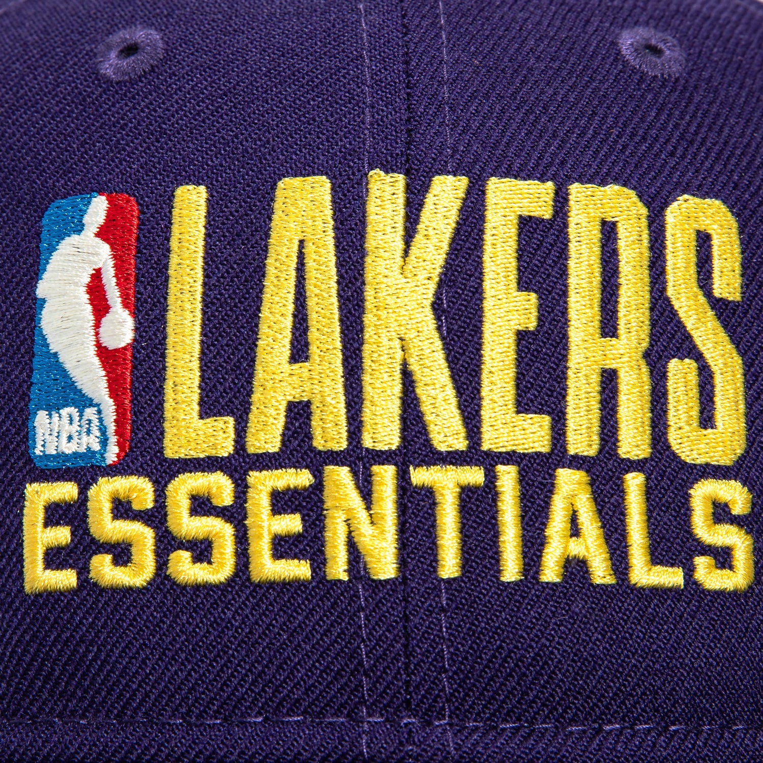 New Era 9Fifty Fear of God Los Angeles Lakers Snapback Retro Crown Hat - Purple - Image 3
