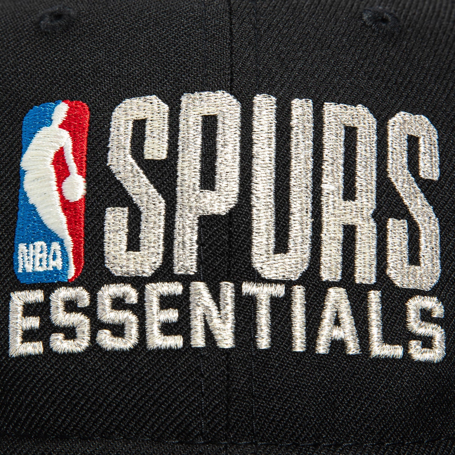 New Era 9Fifty Fear of God San Antonio Spurs Essentials Snapback Retro Crown Hat - Black - Image 3