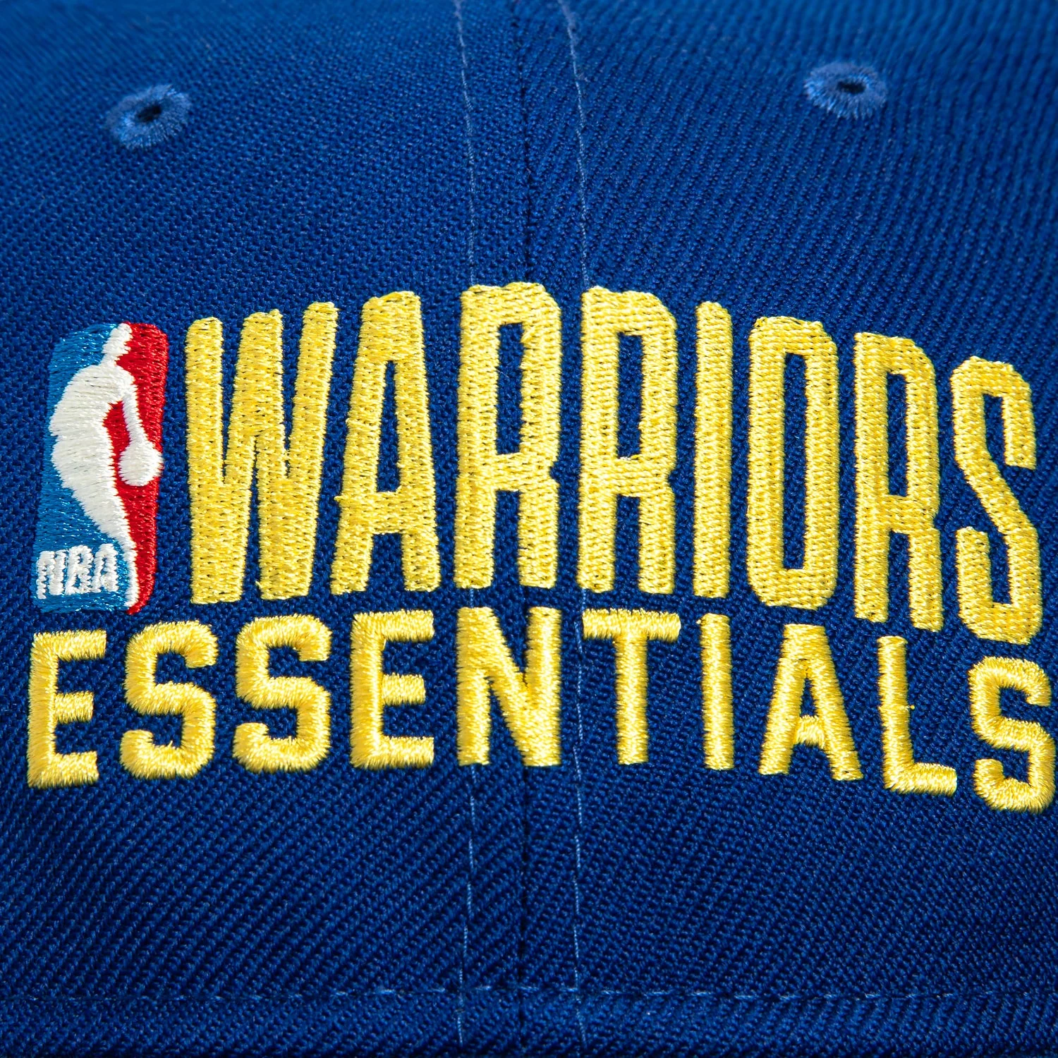 New Era 9Fifty Fear of God Golden State Warriors Essentials Snapback Retro Crown Hat - Royal - Image 3