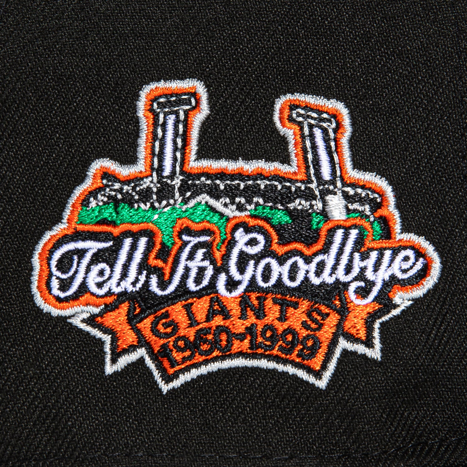 New Era 59Fifty Black Dome San Francisco Giants Tell It Goodbye Patch Hat - Black - Image 5
