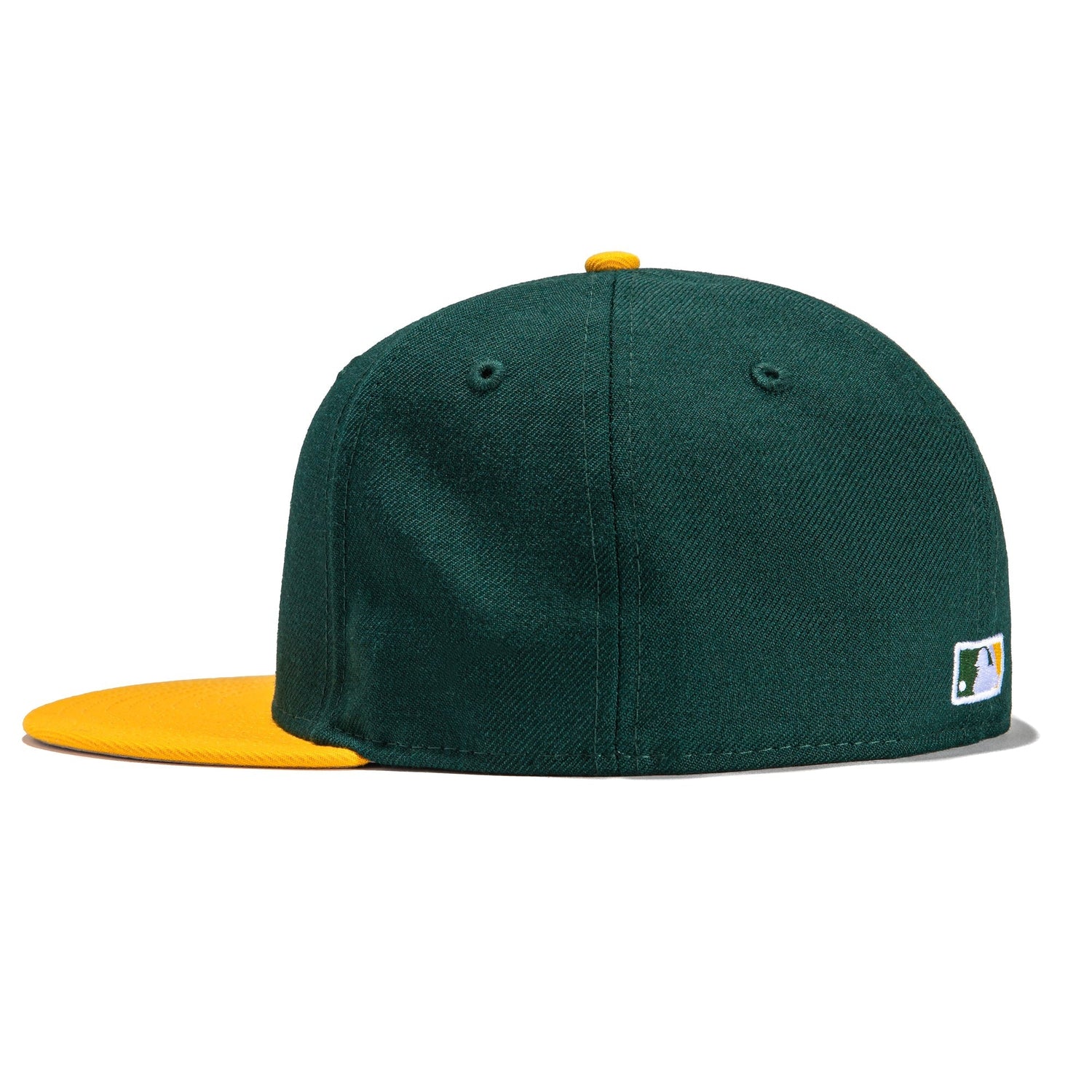 New Era 59Fifty Retro On-Field Oakland Athletics Home Hat - Green, Gold - Image 3