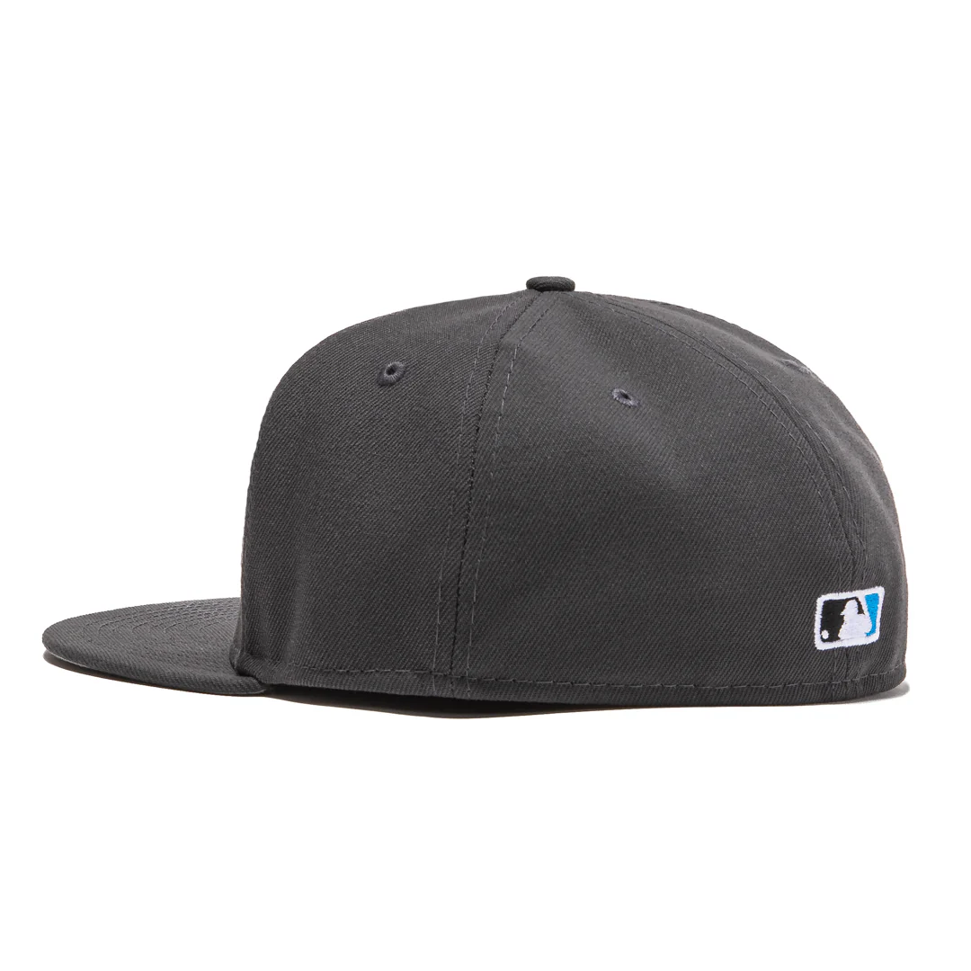 New Era 59Fifty Retro On-Field Toronto Blue Jays 2004 Hat - Graphite - Image 3