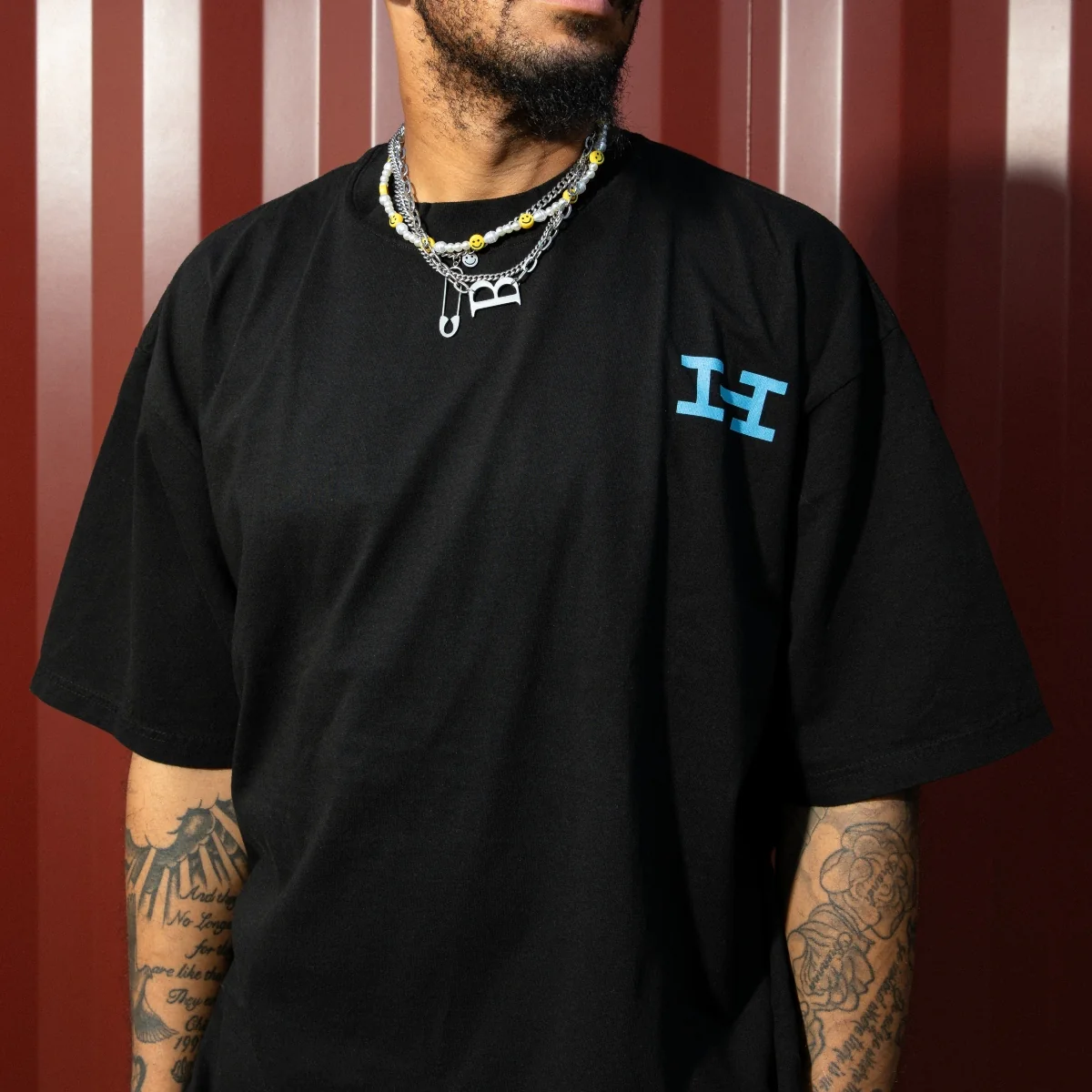 Hat Club Skull Chief Tee - Black - Image 4