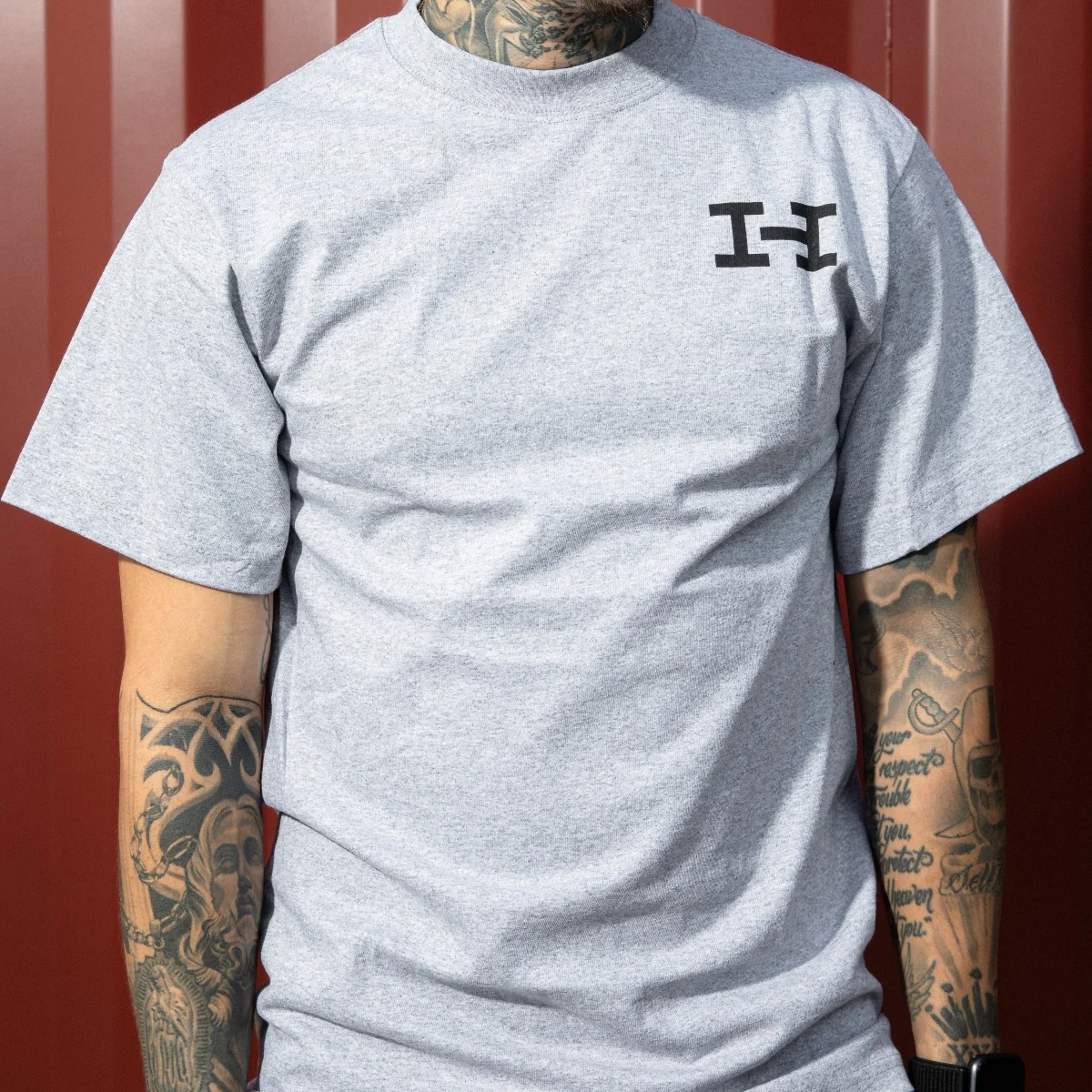 Hat Club Skull Chief Tee - Heather Grey - Image 3