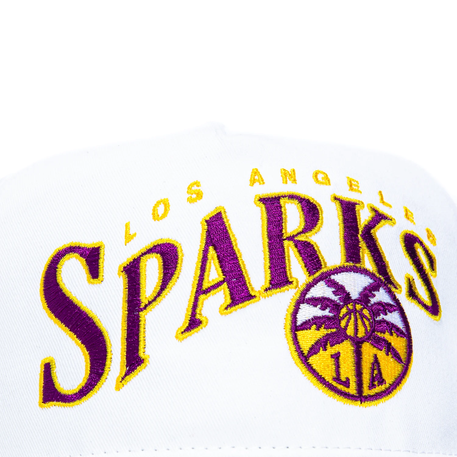 47 Brand Los Angeles Sparks Hitch Snapback Hat - White - Image 3