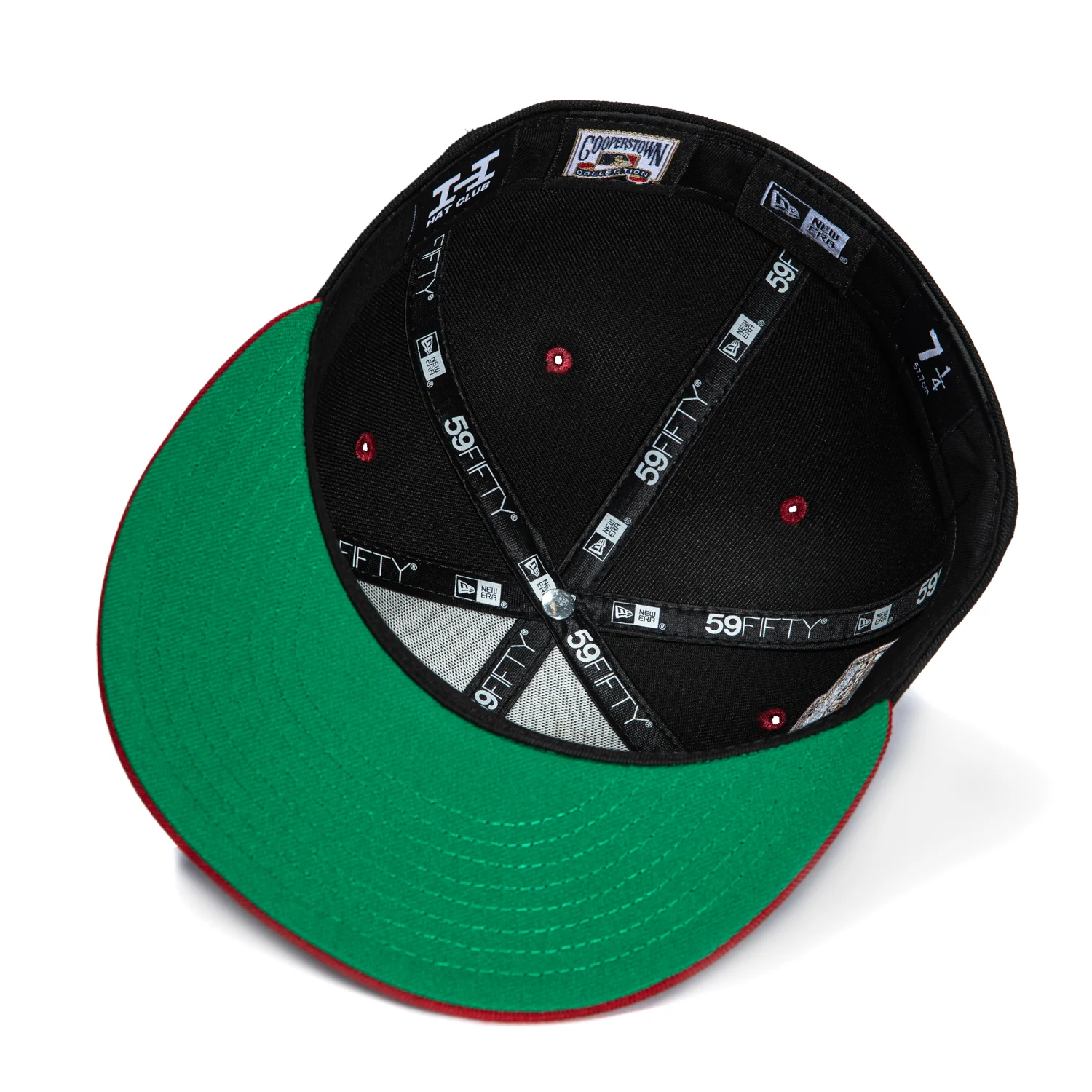 New Era 59Fifty Holiday Party Arizona Diamondbacks Inaugural Patch D Hat - Black, Sedona Red - Image 2