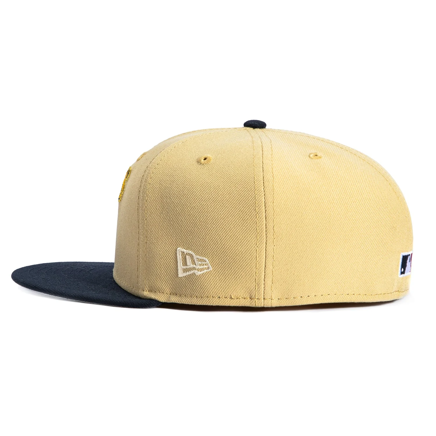 New Era 59Fifty Swarm Pack San Diego Padres Honey Comb Fill Word Hat - Tan, Navy - Image 3
