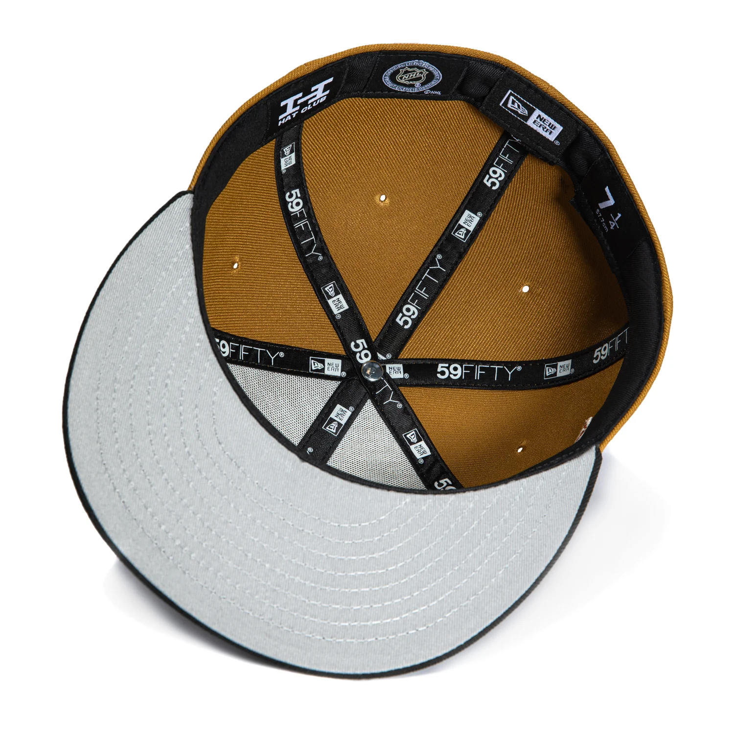 New Era 59Fifty St Louis Blues Logo Patch Hat - Gold, Black, Metallic Copper - Image 2