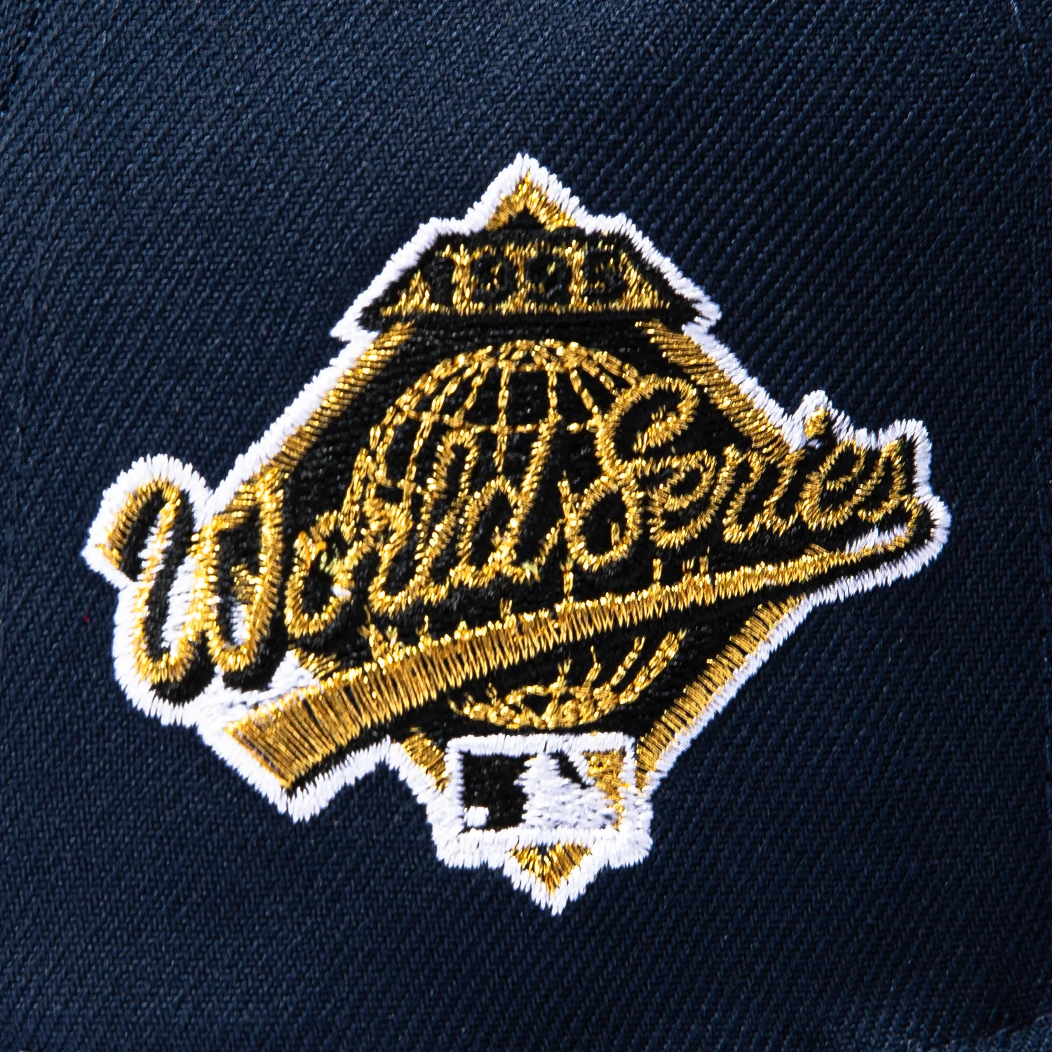 New Era 59Fifty Cleveland Indians 1995 World Series Patch I Hat - Navy, Indigo - Image 5