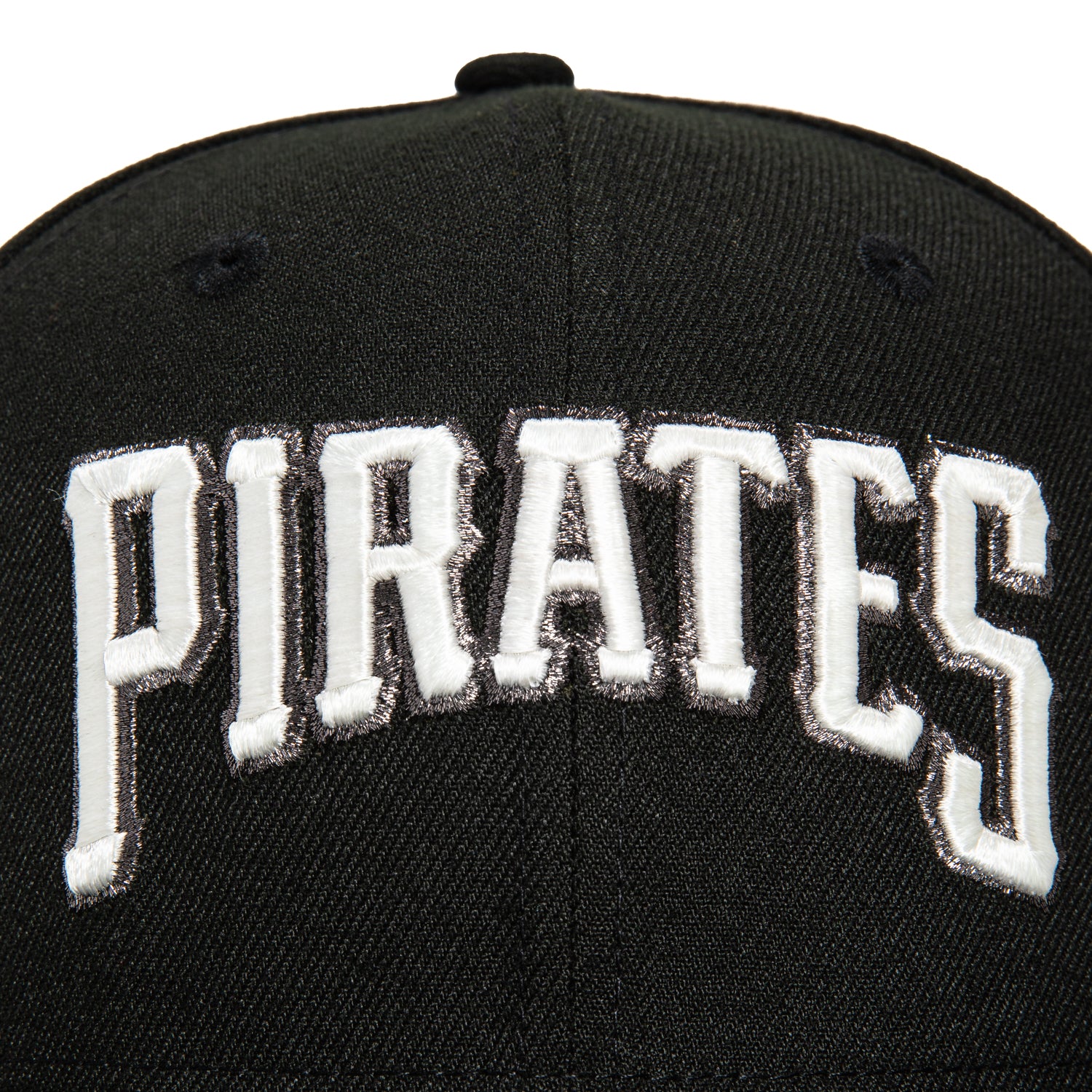 New Era 59Fifty Glow in the Dark Pittsburgh Pirates 2006 All Star Game Patch Word Hat - Black, White - Image 4
