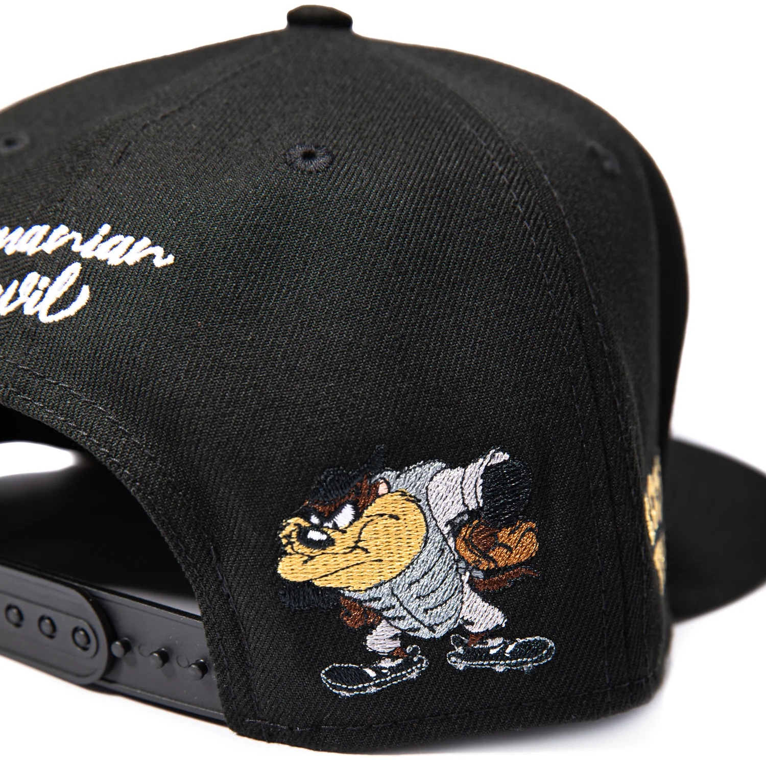 New Era 9Fifty Looney Tunes Arizona Diamondbacks Taz Patch Snapback Hat - Black - Image 4