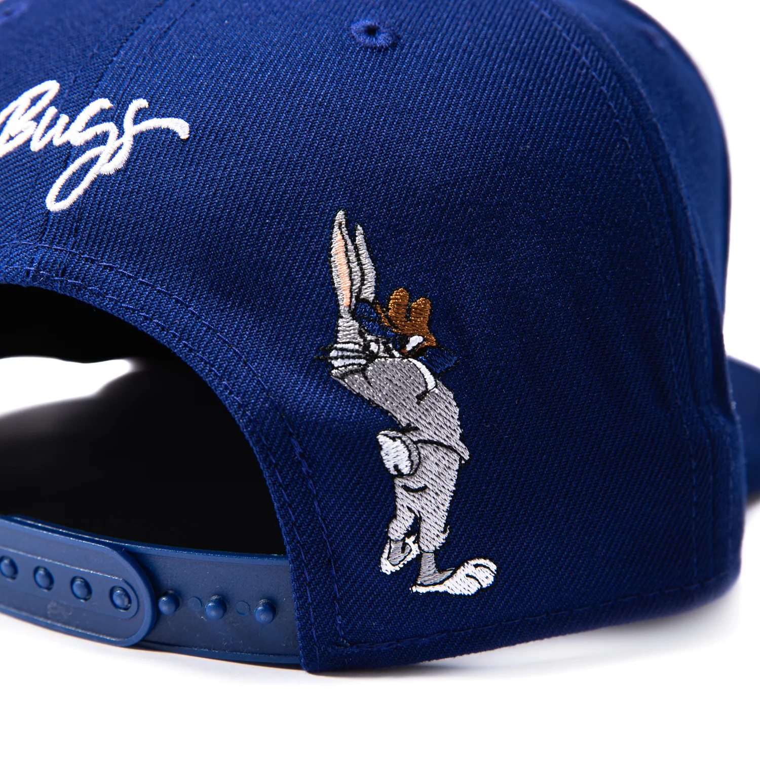 New Era 9Fifty Looney Tunes Los Angeles Dodgers Bugs Patch Snapback Hat - Royal - Image 4