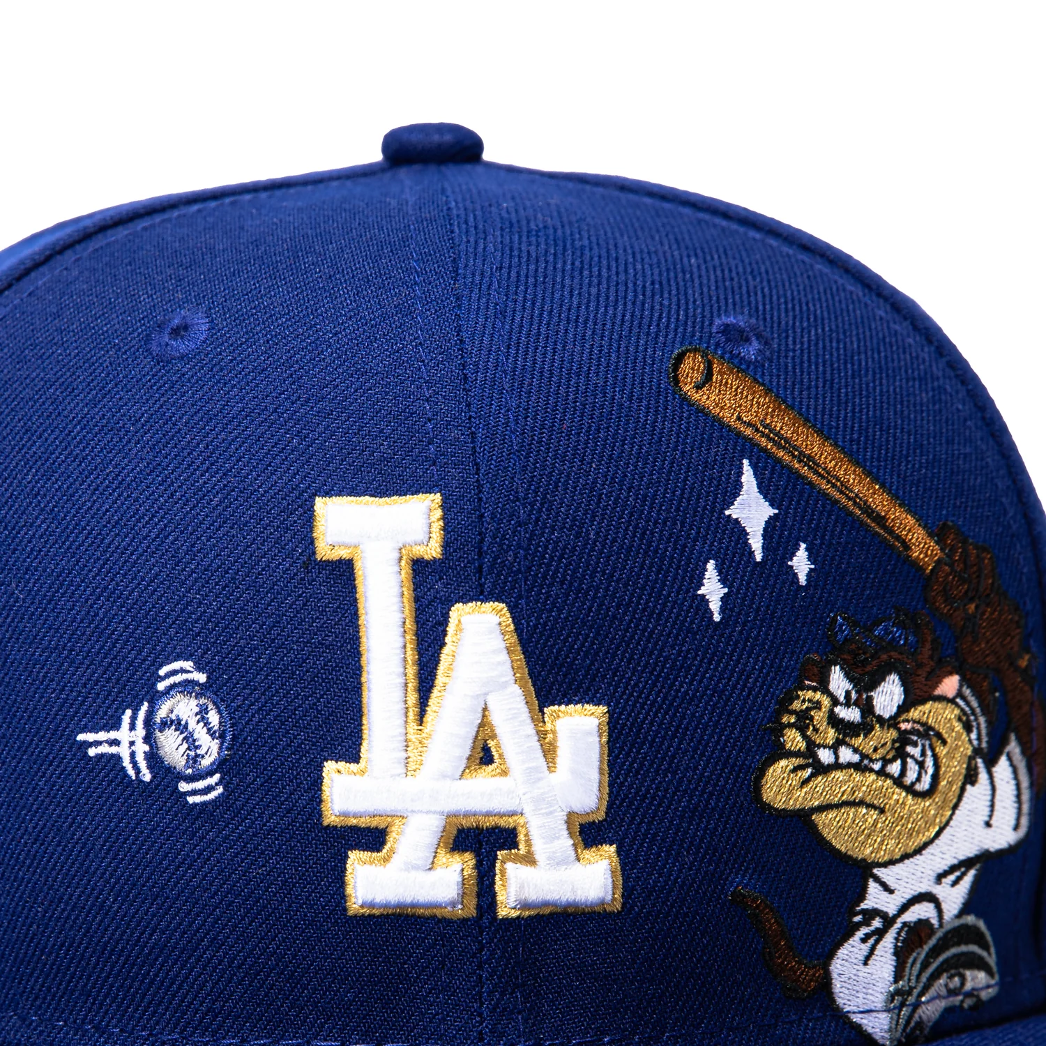 New Era 9Fifty Looney Tunes Los Angeles Dodgers Taz Patch Snapback Hat - Royal - Image 5