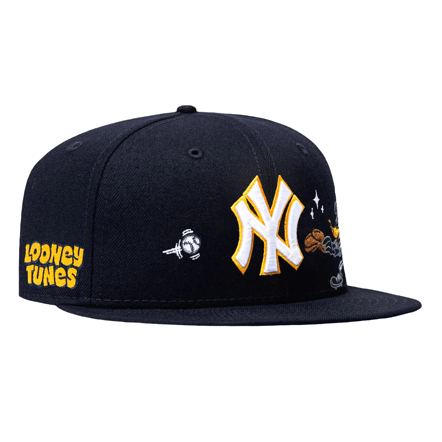 New Era 9Fifty Looney Tunes New York Yankees Daffy Patch Snapback Hat - Navy