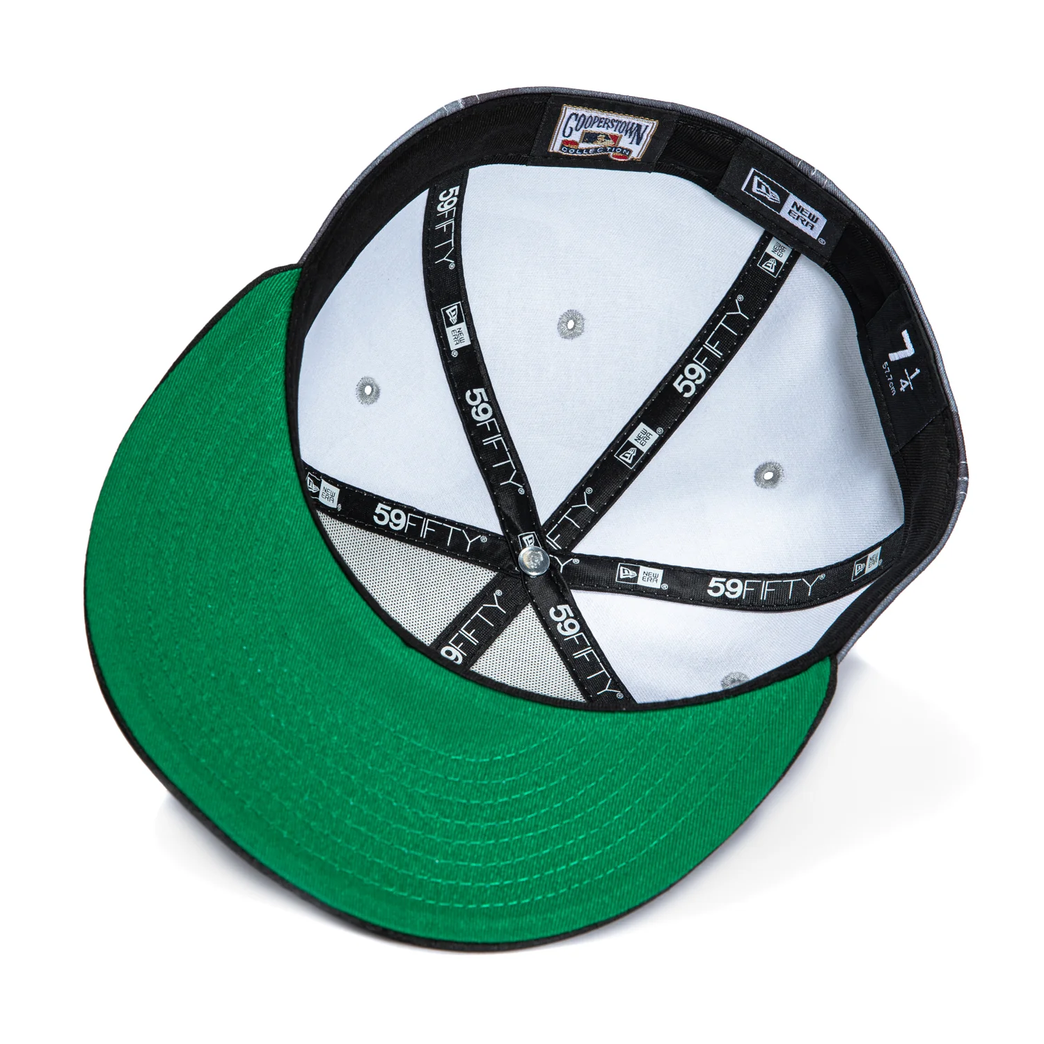 New Era 59Fifty New York Yankees 1999 World Series Patch Hat - Camo Grey, Camo Black - Image 2
