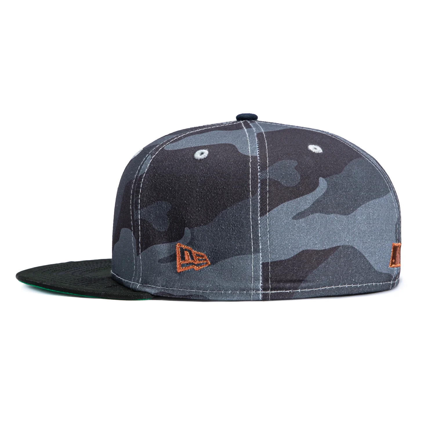 New Era 59Fifty New York Yankees 1999 World Series Patch Hat - Camo Grey, Camo Black - Image 3