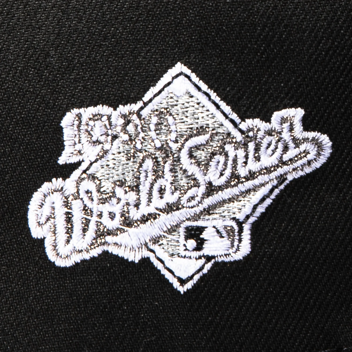 New Era 9Forty A-Frame Los Angeles Dodgers 2025 World Series Champions Patch Snapback Hat - Black, White - Image 3