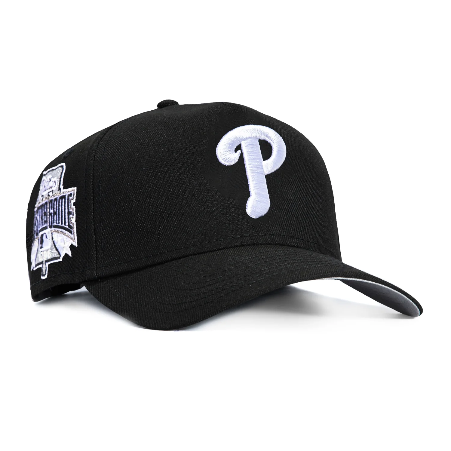 New Era 9Forty A-Frame Philadelphia Phillies 1996 All Star Game Patch Snapback Hat - Black, White