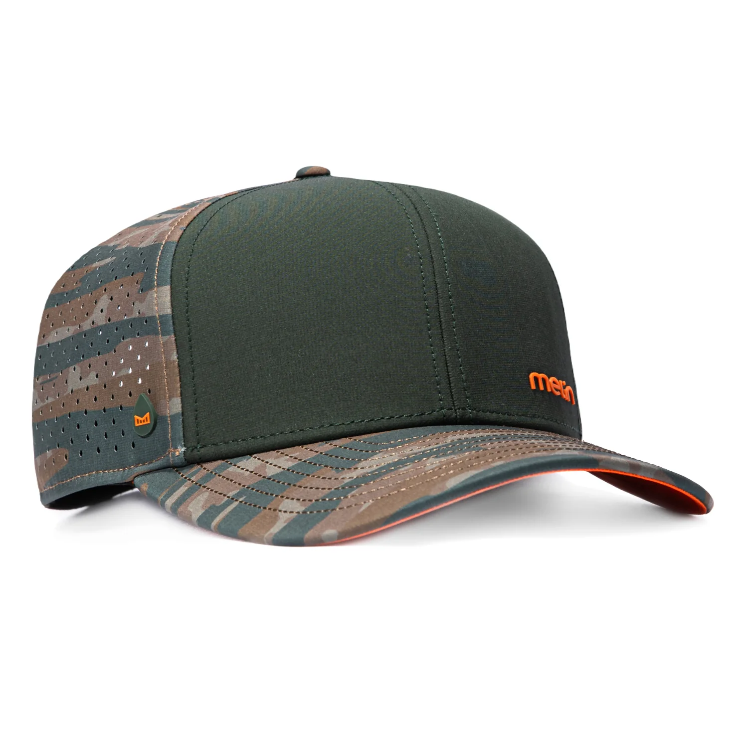 Melin Compass Hydro Snapback Hat - Green, Camo