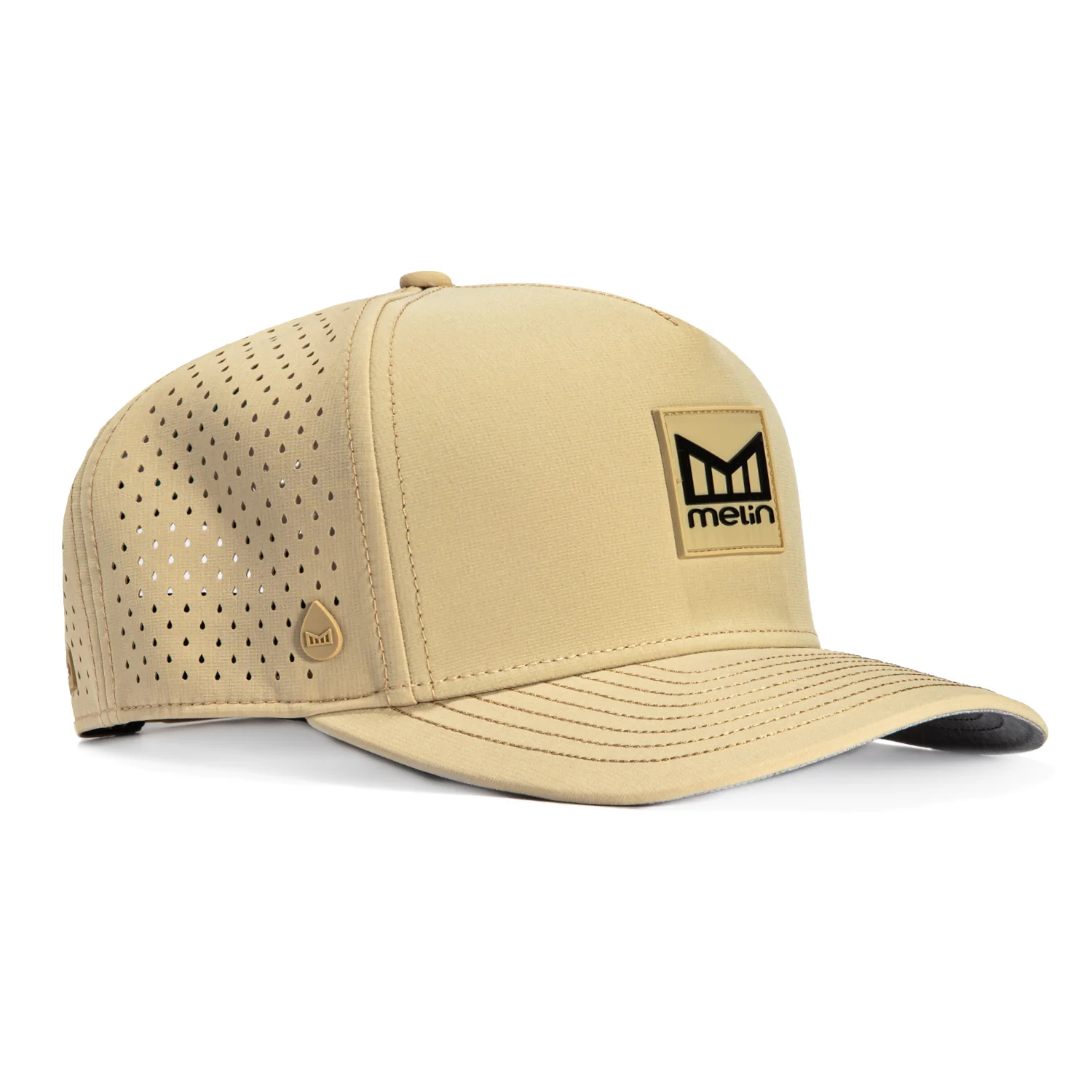 Melin Odysea Stacked Hydro Snapback Hat - Khaki