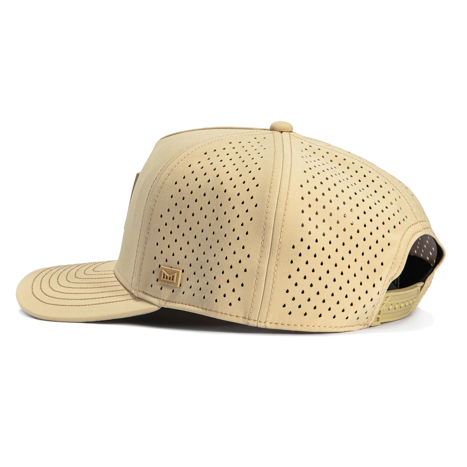 Melin Odysea Stacked Hydro Snapback Hat - Khaki - Image 2