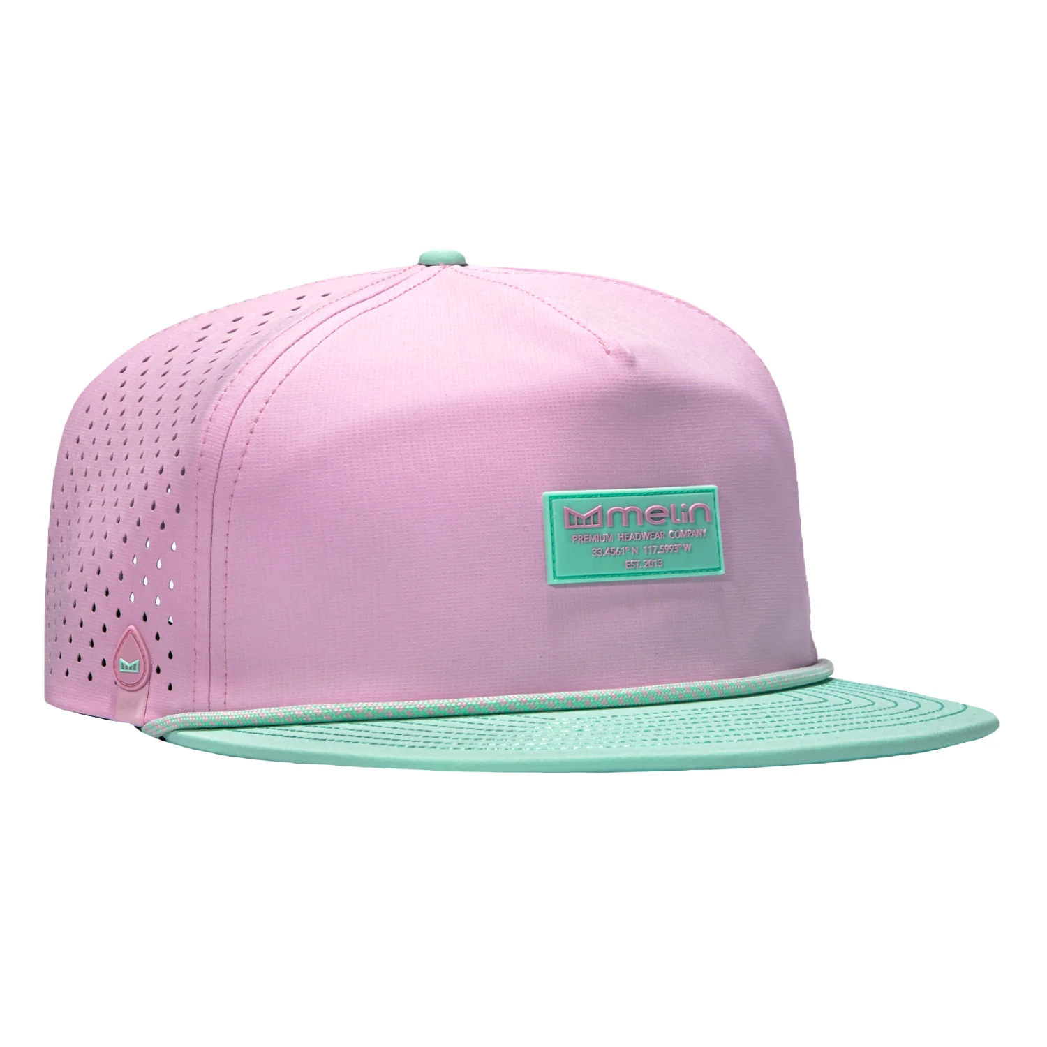 Melin Coronado Hydro South Beach Snapback Hat - Pink, Mint