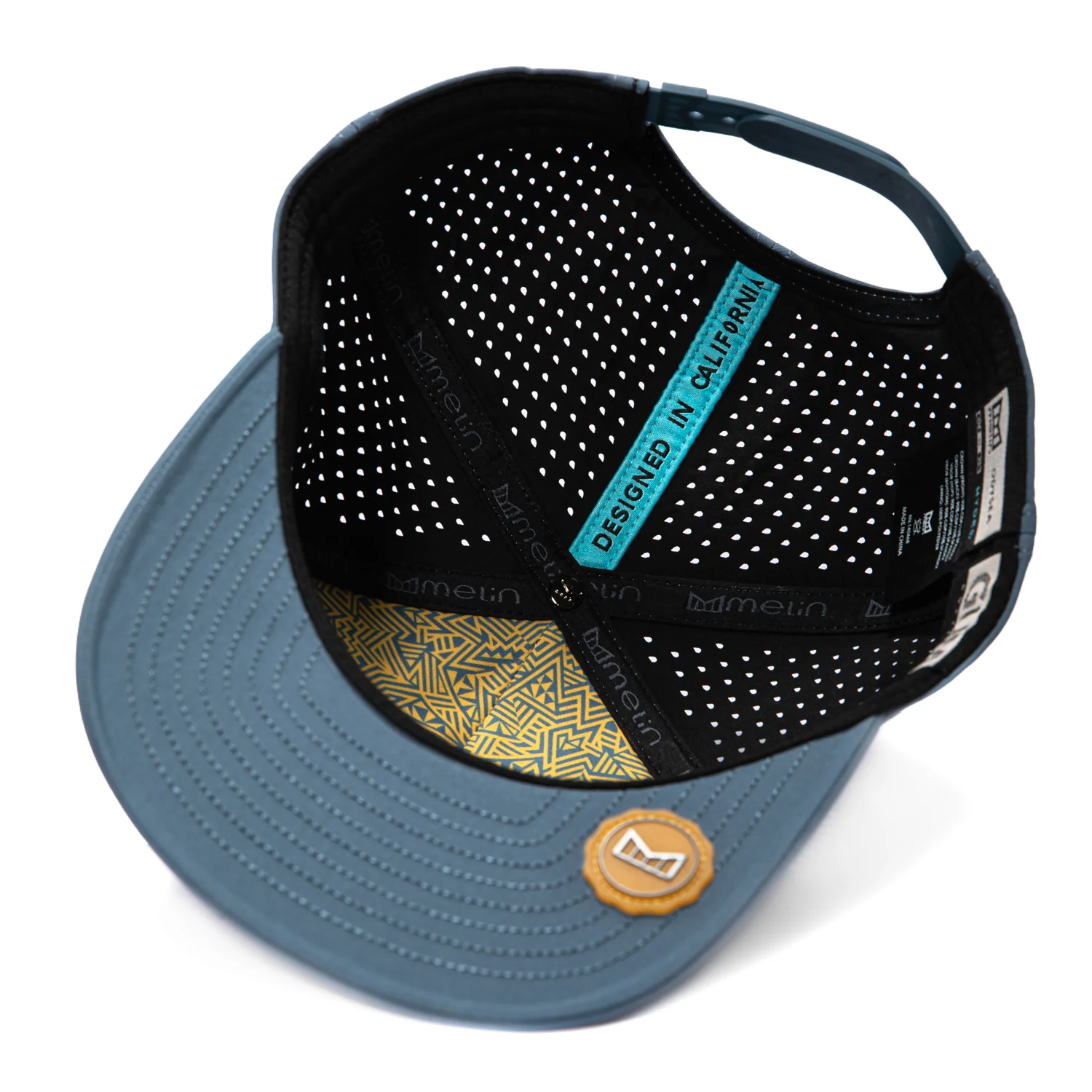 Melin Odysea Hydro Gum Snapback Hat - Indigo - Image 2