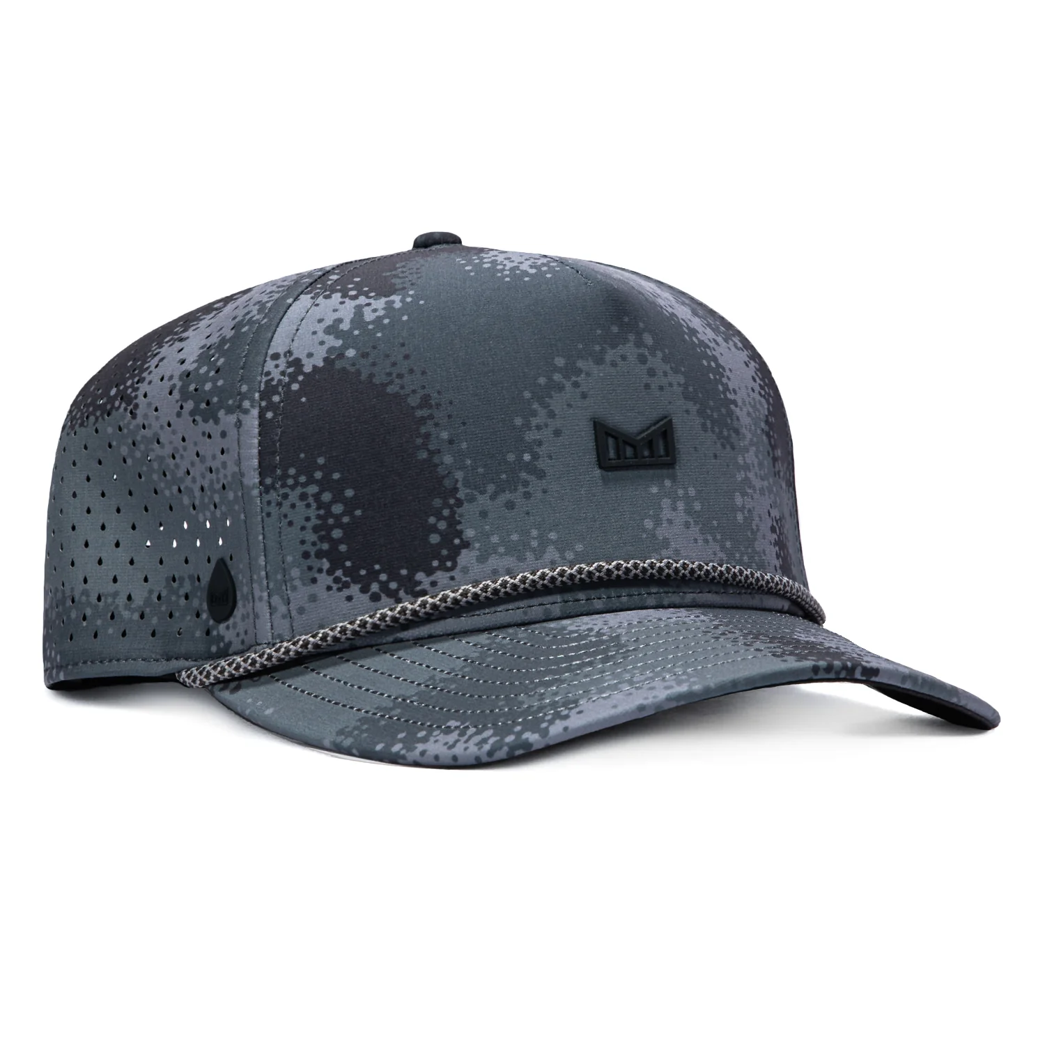 Melin Odysea Hydro Rope Mosaic Drift Snapback Hat - Grey, Graphite