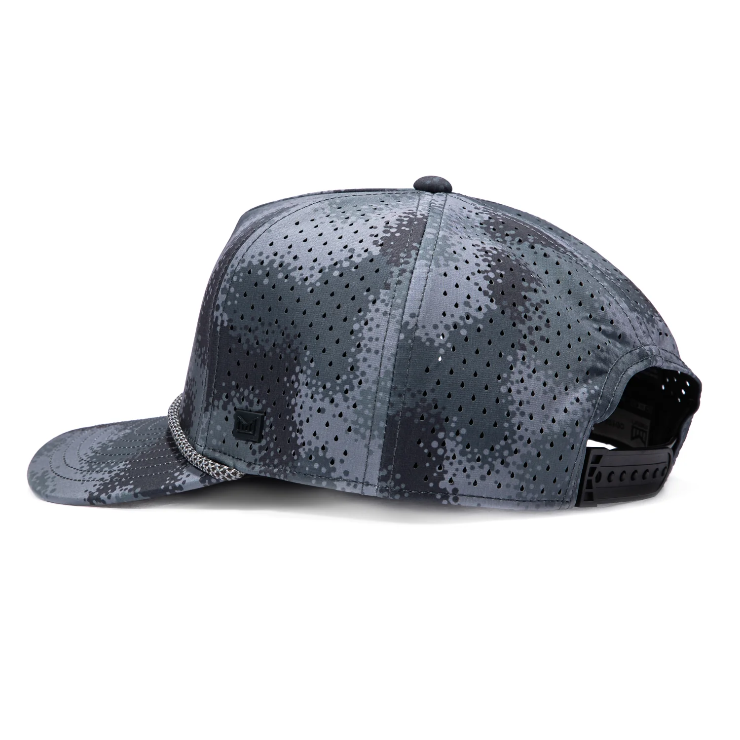 Melin Odysea Hydro Rope Mosaic Drift Snapback Hat - Grey, Graphite - Image 3