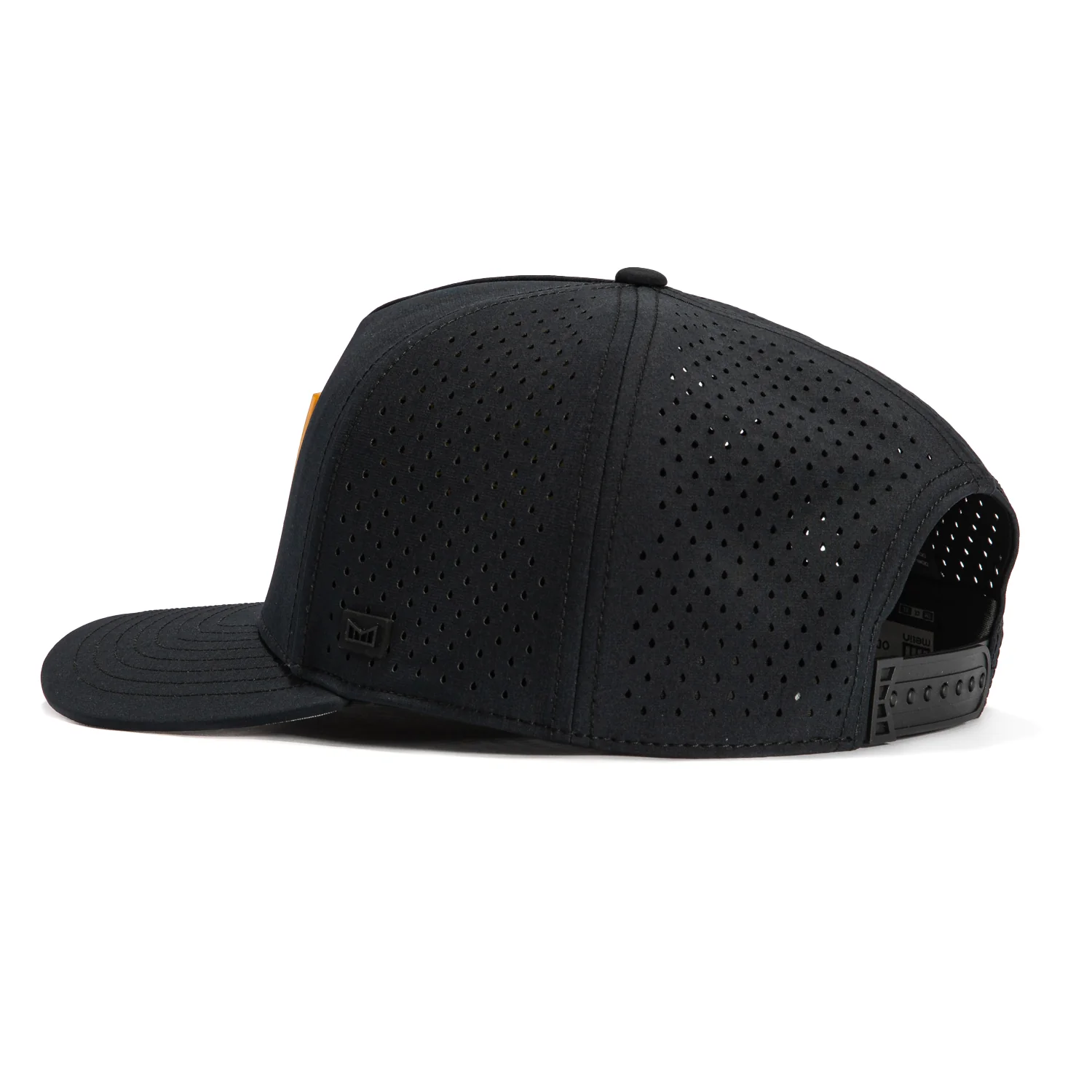 Melin Odysea Stacked Hydro Snapback Hat - Black, Brown - Image 2