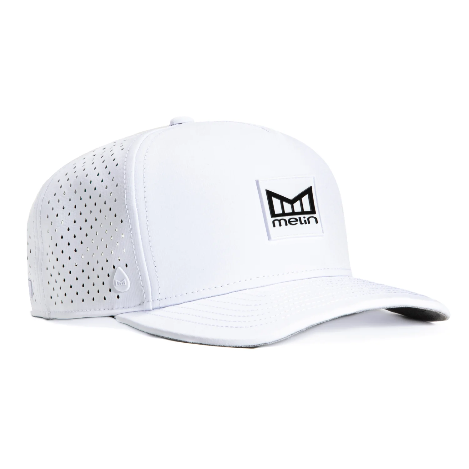 Melin Odysea Stacked Hydro Snapback Hat - White