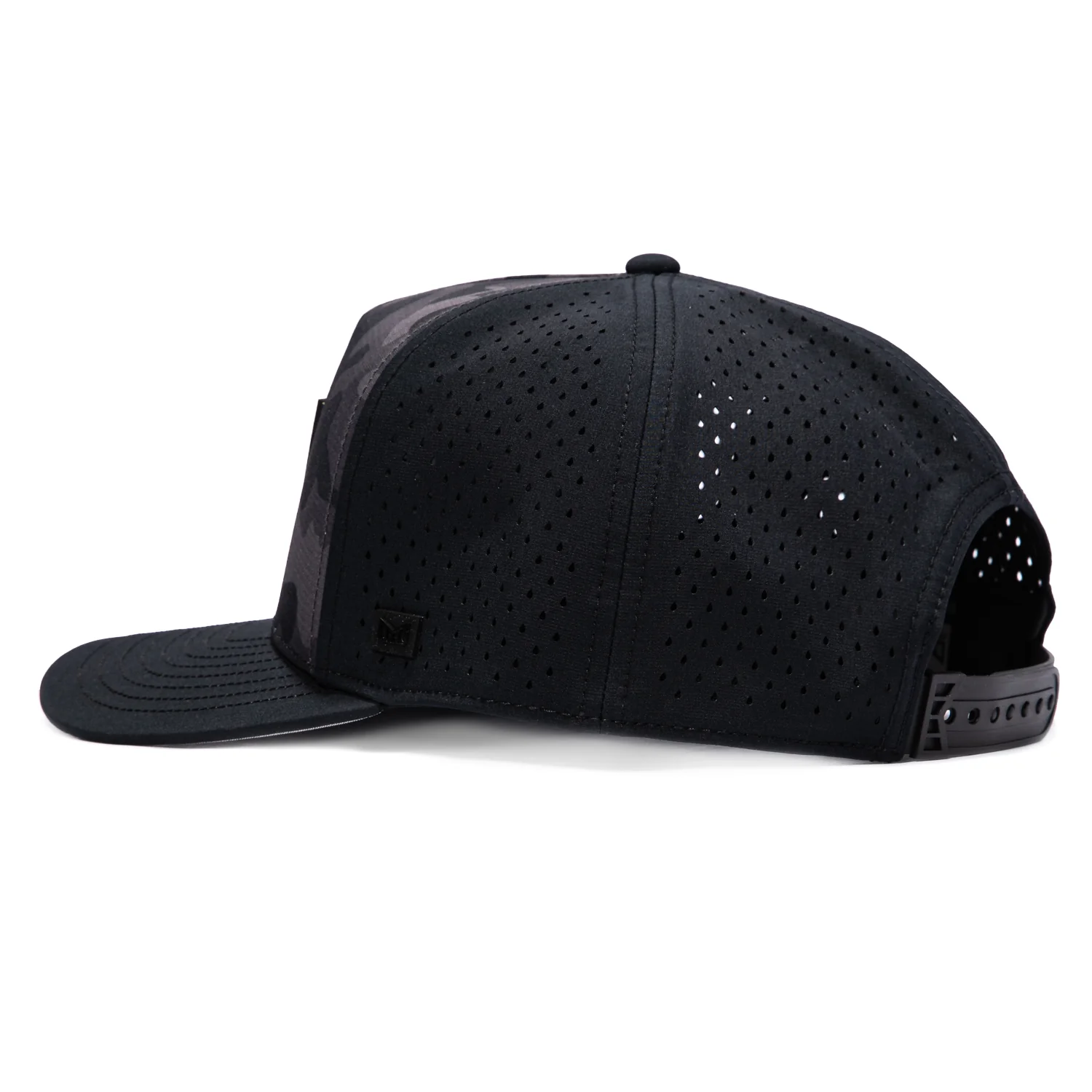 Melin Odysea Stacked Hydro Snapback Hat - Black, Camo - Image 3