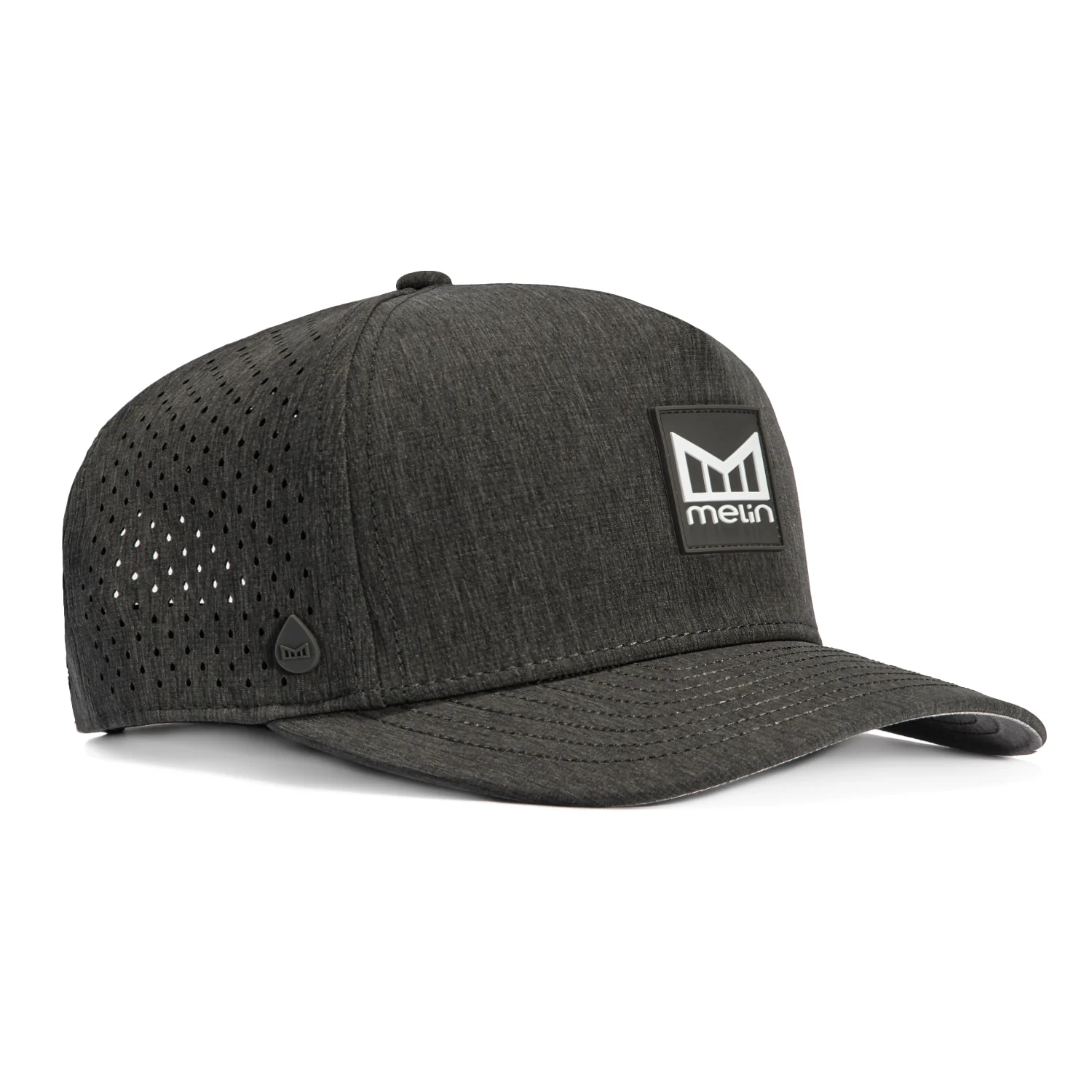 Melin Odysea Stacked Hydro Snapback Hat - Charcoal