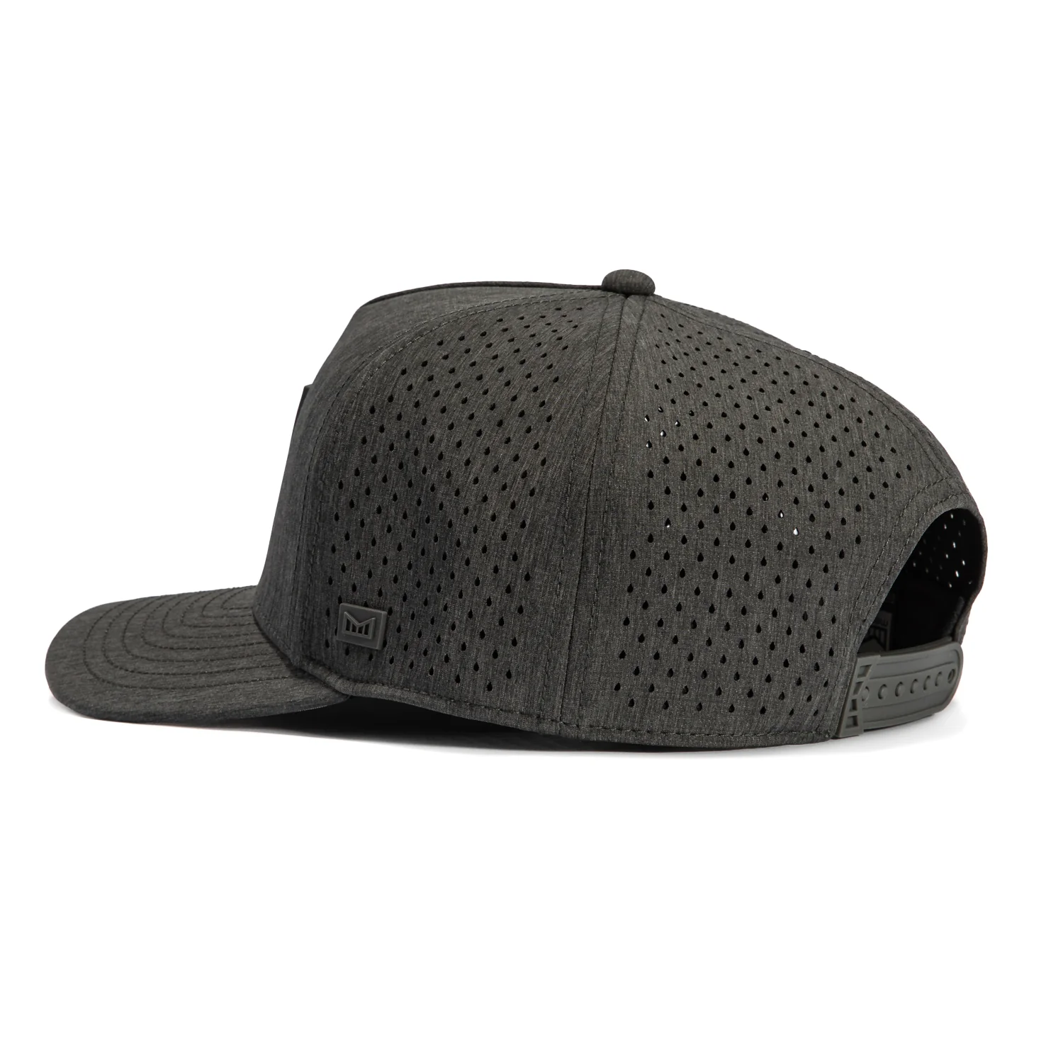 Melin Odysea Stacked Hydro Snapback Hat - Charcoal - Image 2