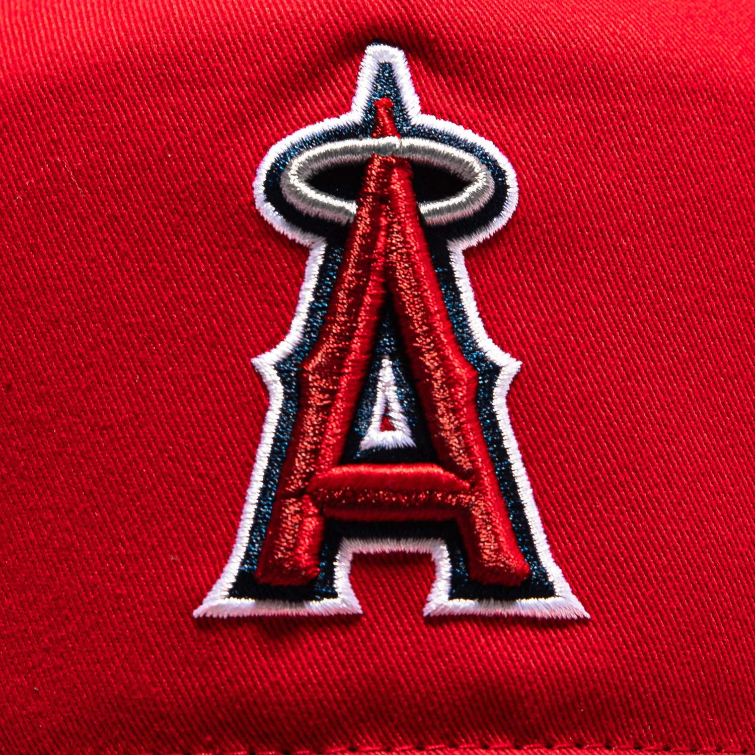 47 Brand Los Angeles Angels Hitch Mesh Snapback Hat - Red - Image 3