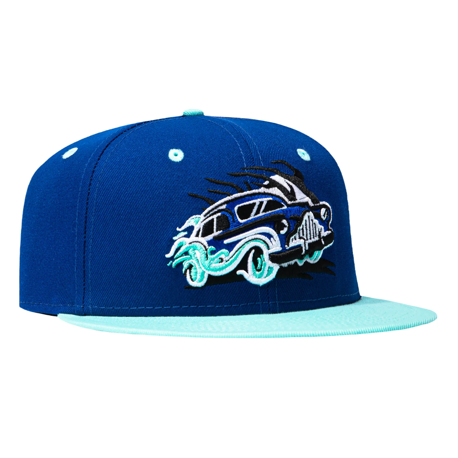 New Era 59Fifty Eerie Wearies Beloit Hat - Royal, Mint