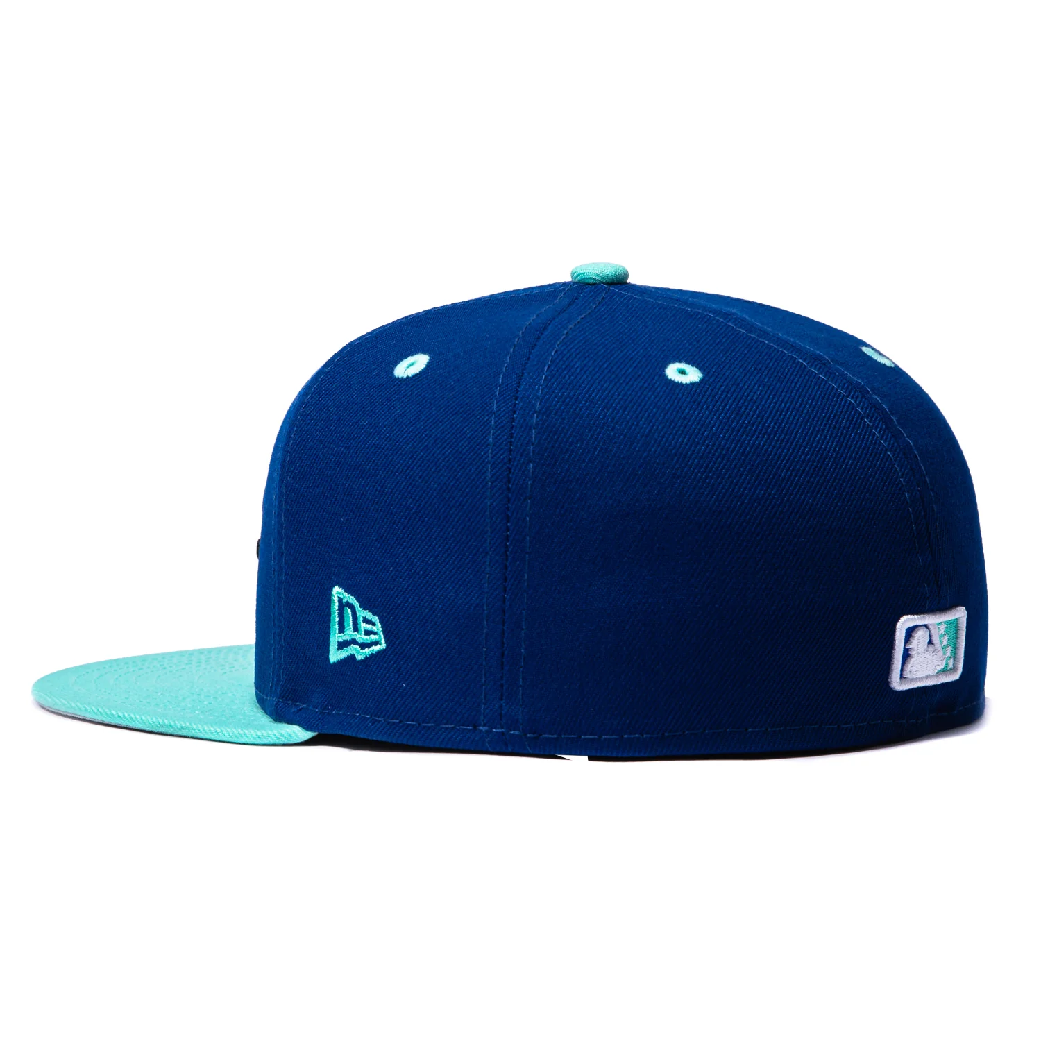 New Era 59Fifty Eerie Wearies Beloit Hat - Royal, Mint - Image 4