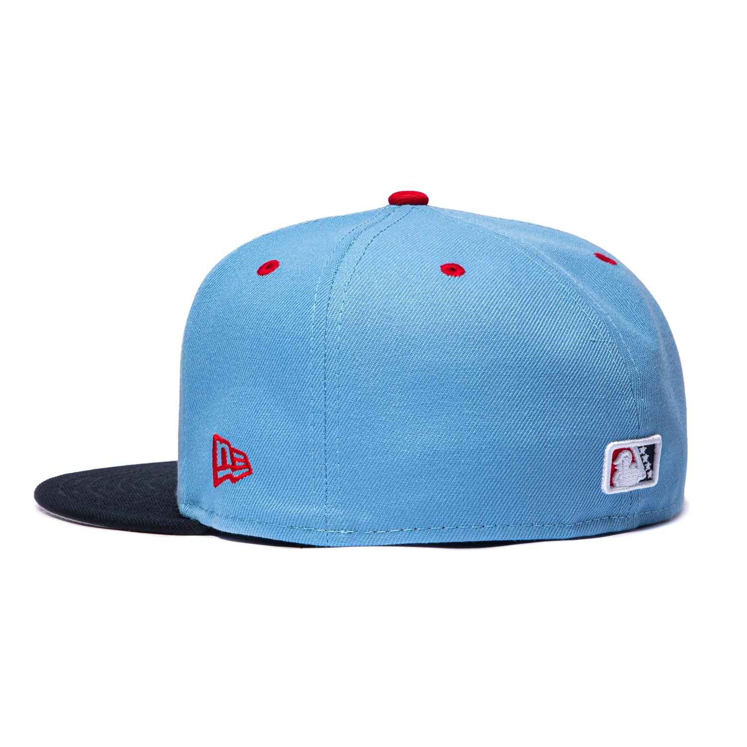 New Era 59Fifty Binghamton Rumble Ponies Bobbers Hat - Light Blue, Navy - Image 4