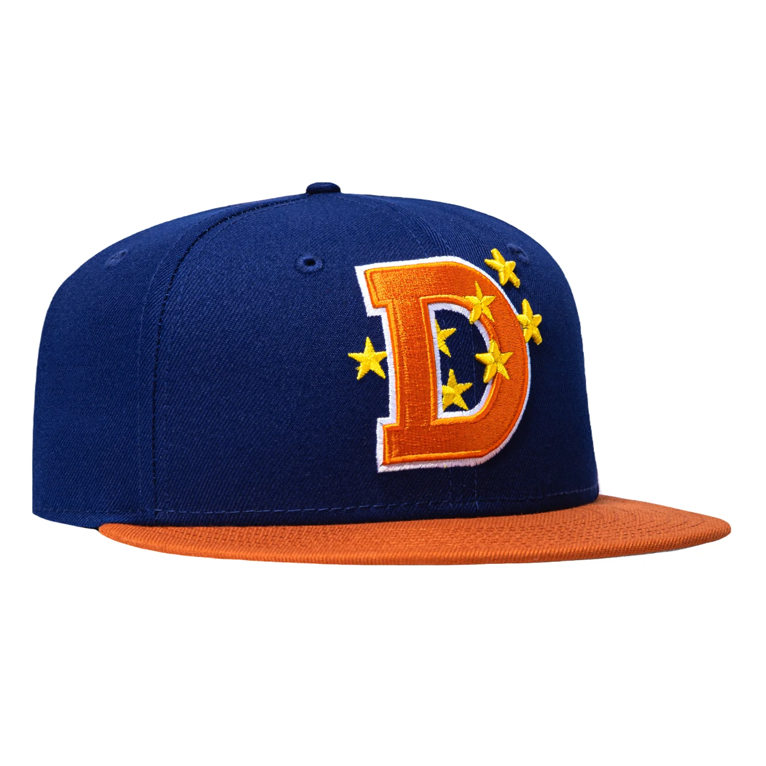 New Era 59Fifty Durham Bulls D Hat - Royal, Burnt Orange