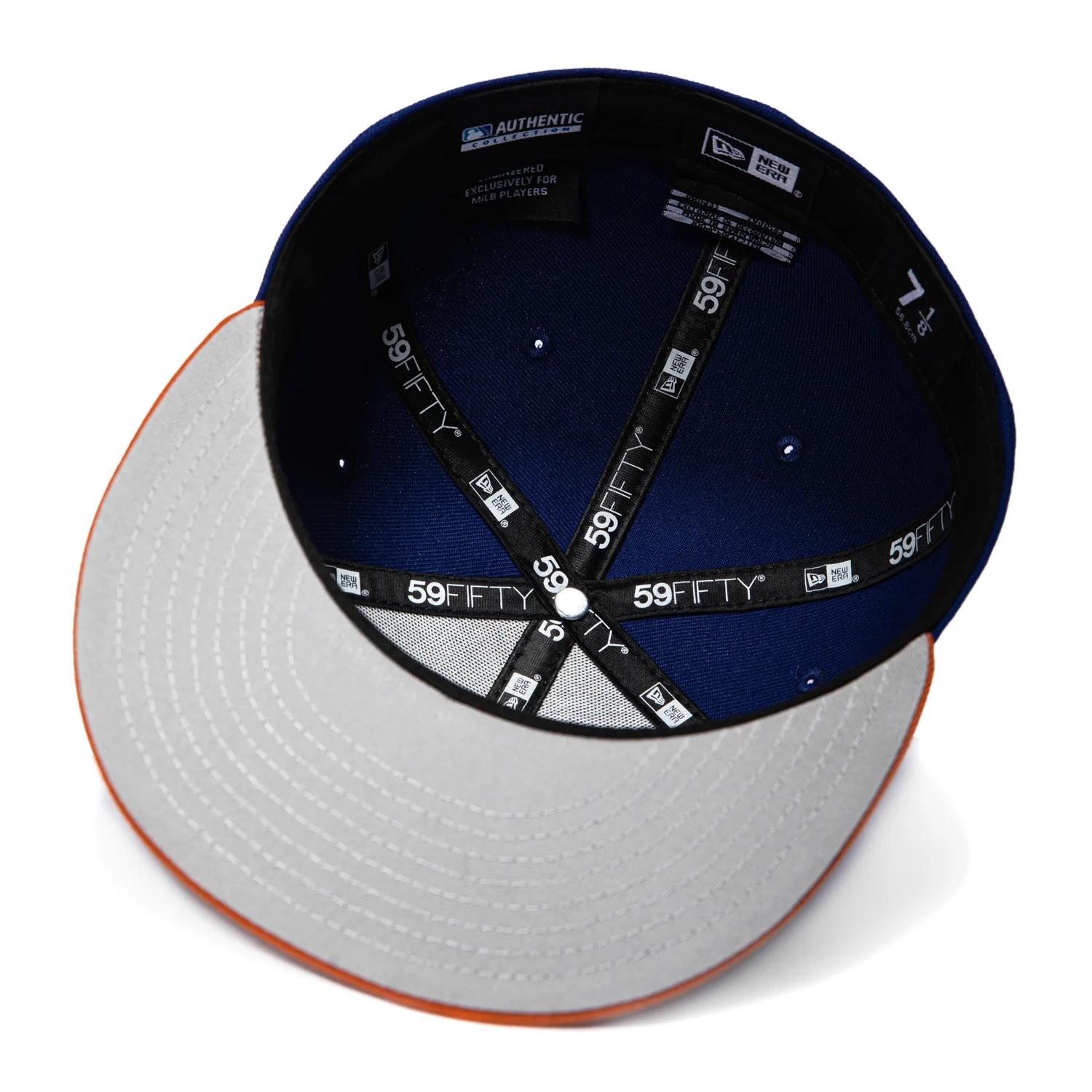 New Era 59Fifty Durham Bulls D Hat - Royal, Burnt Orange - Image 2