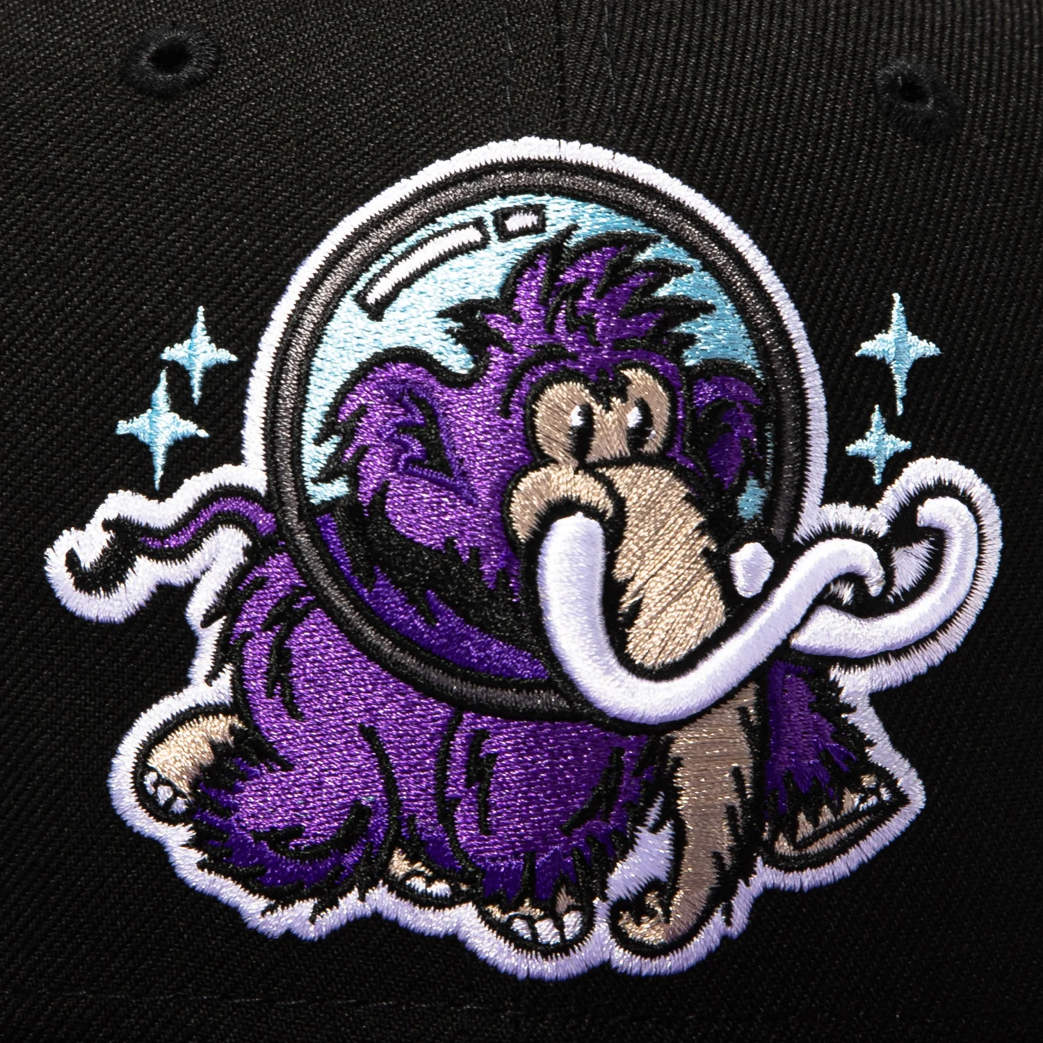 New Era 59Fifty Erie SeaWolves Moon Mammoth Hat - Black, Purple - Image 4