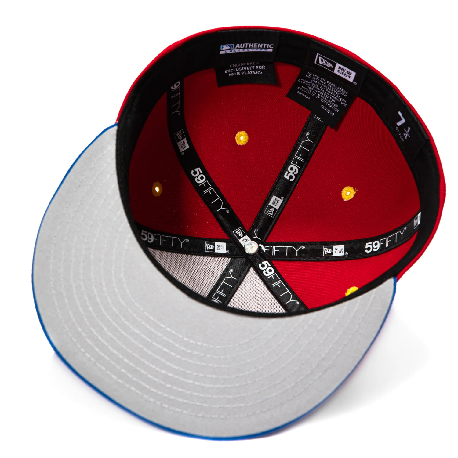 New Era 59Fifty Las Vegas Aviators Villains Hat - Red, Royal - Image 2