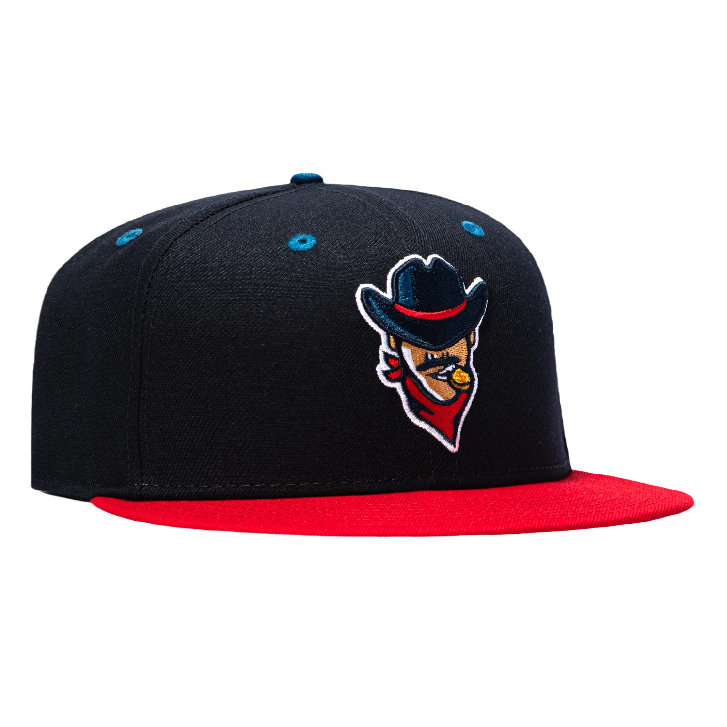New Era 59Fifty Round Rock Express Train Bandits Hat - Navy, Red
