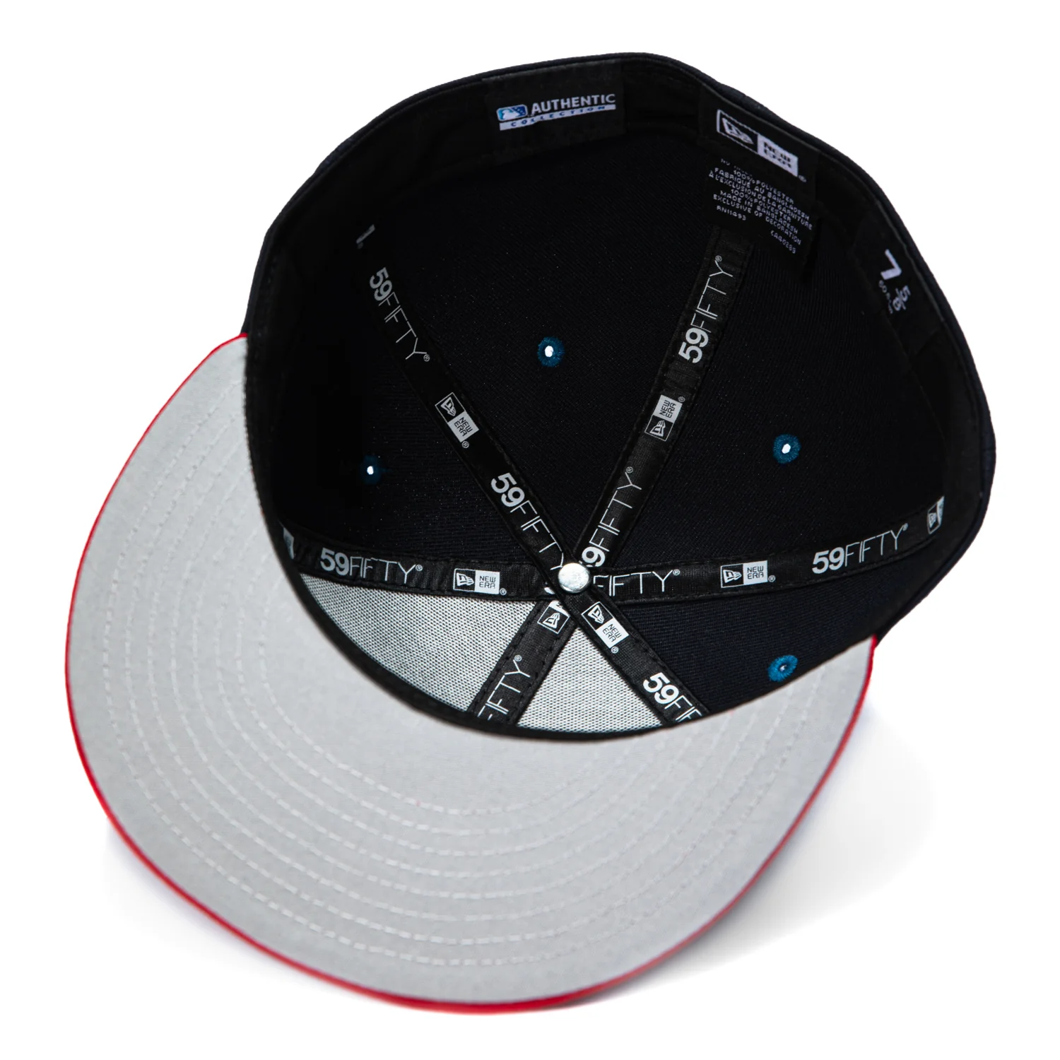 New Era 59Fifty Round Rock Express Train Bandits Hat - Navy, Red - Image 2