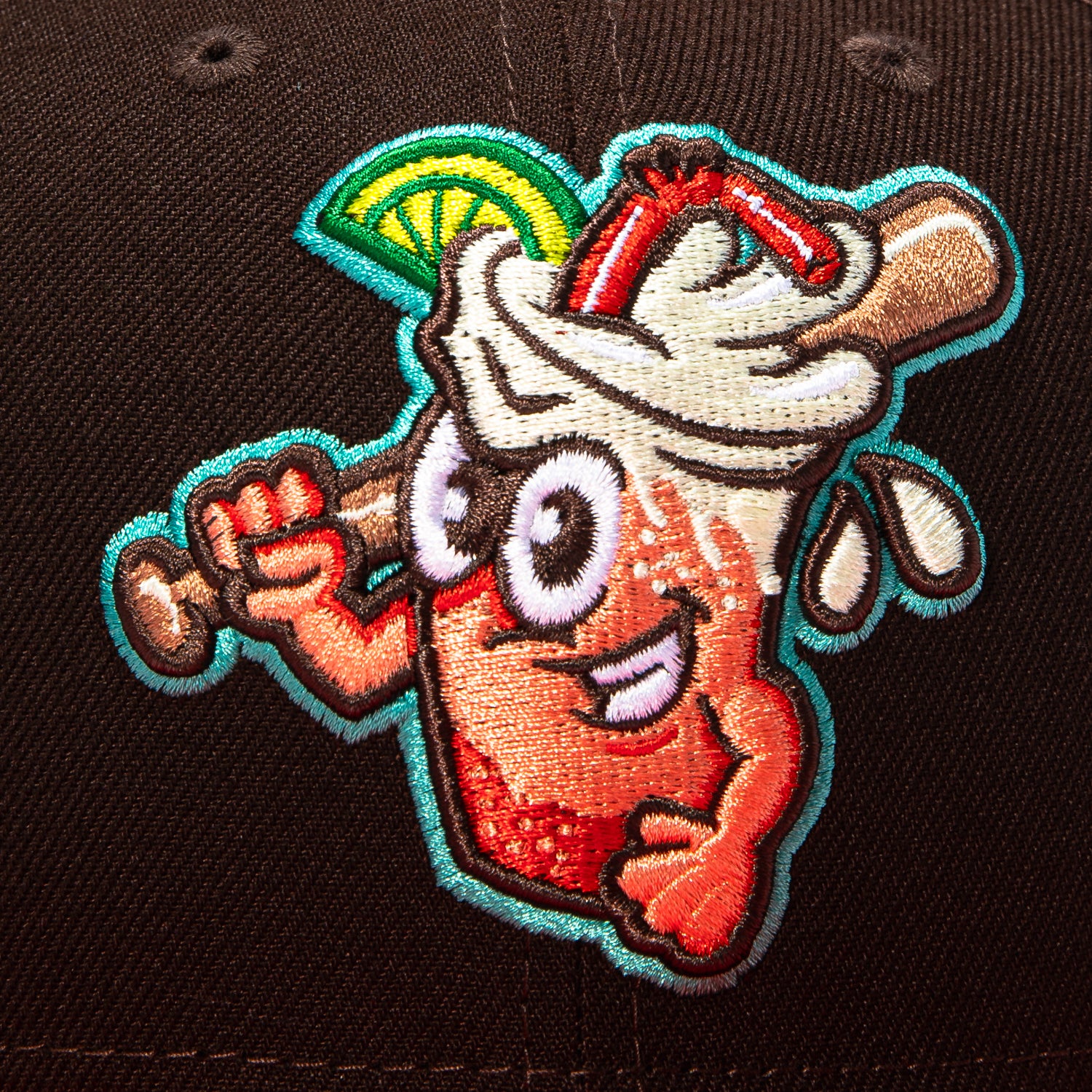 New Era 59Fifty Salt Lake Bees Dirty Sodas Hat - Brown, Red - Image 4
