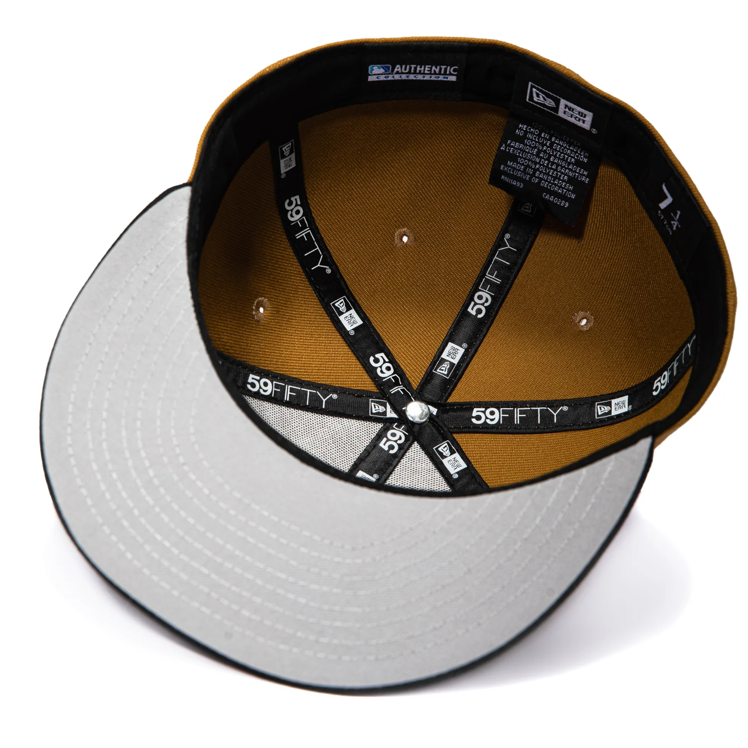 New Era 59Fifty San Antonio Missions Hat - Gold, Black - Image 2